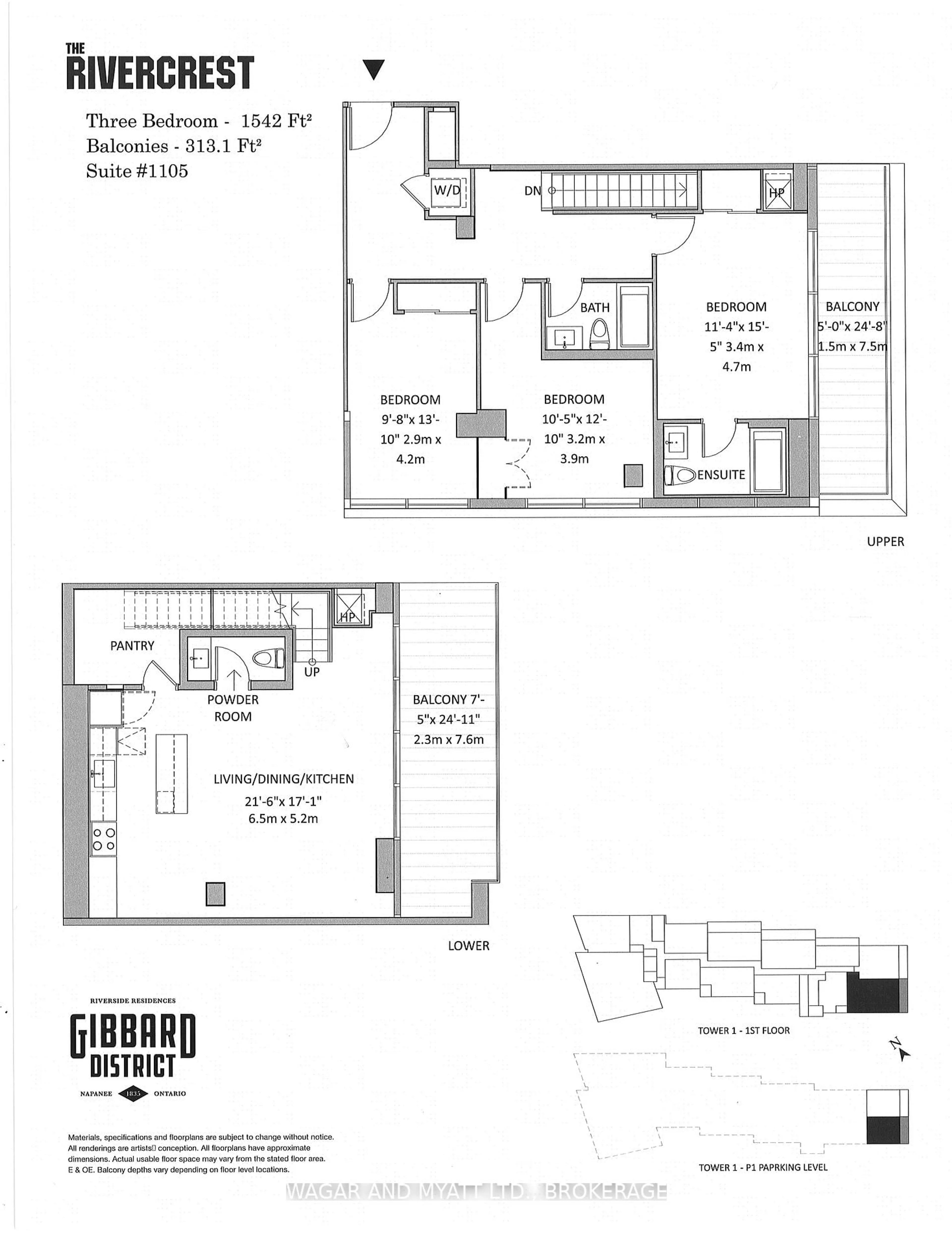 Floor plan for 88 DUNDAS St #1105, Greater Napanee Ontario K7R 1J1