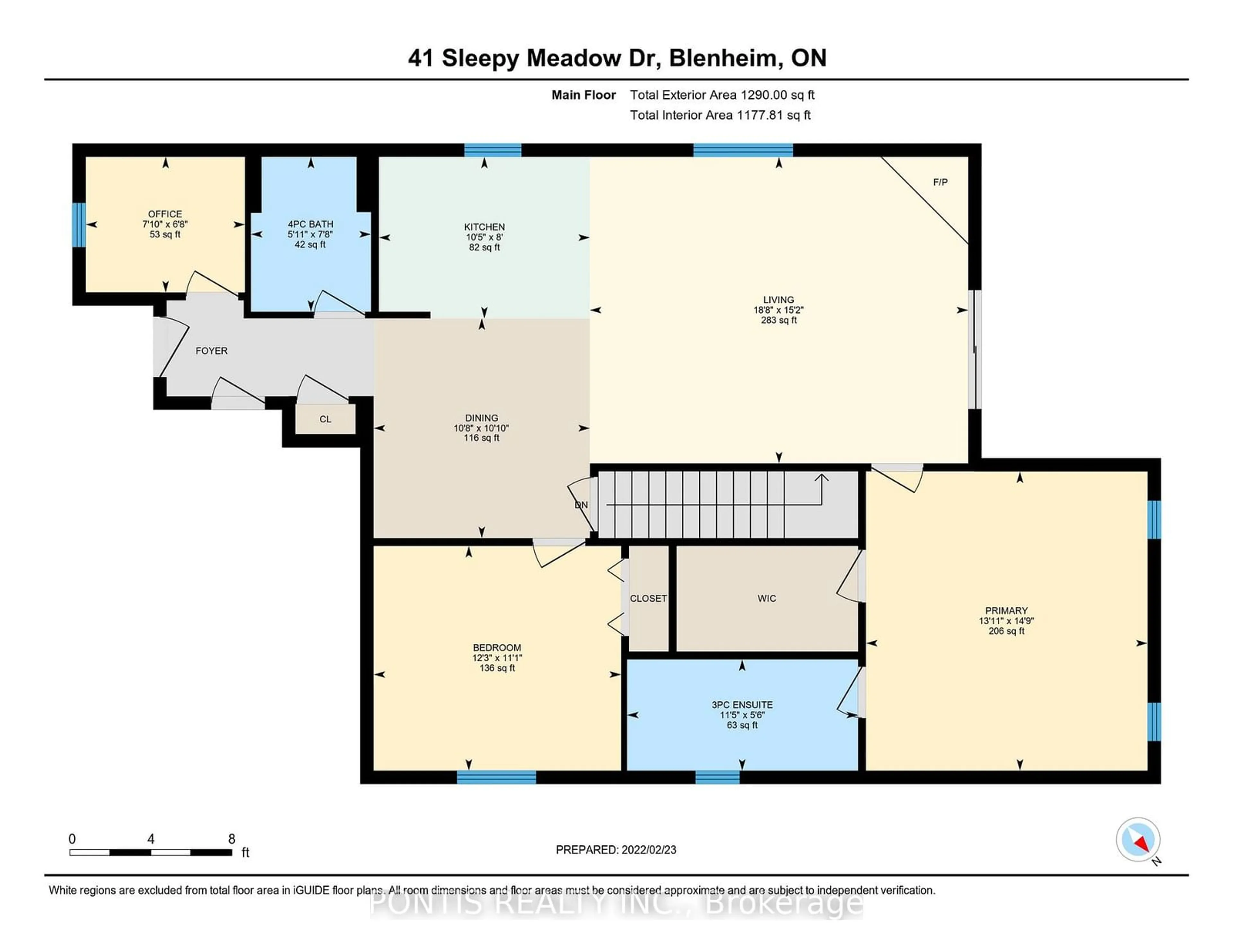 Floor plan for 41 Sleepy Meadow Dr, Chatham-Kent Ontario N0P 1A0