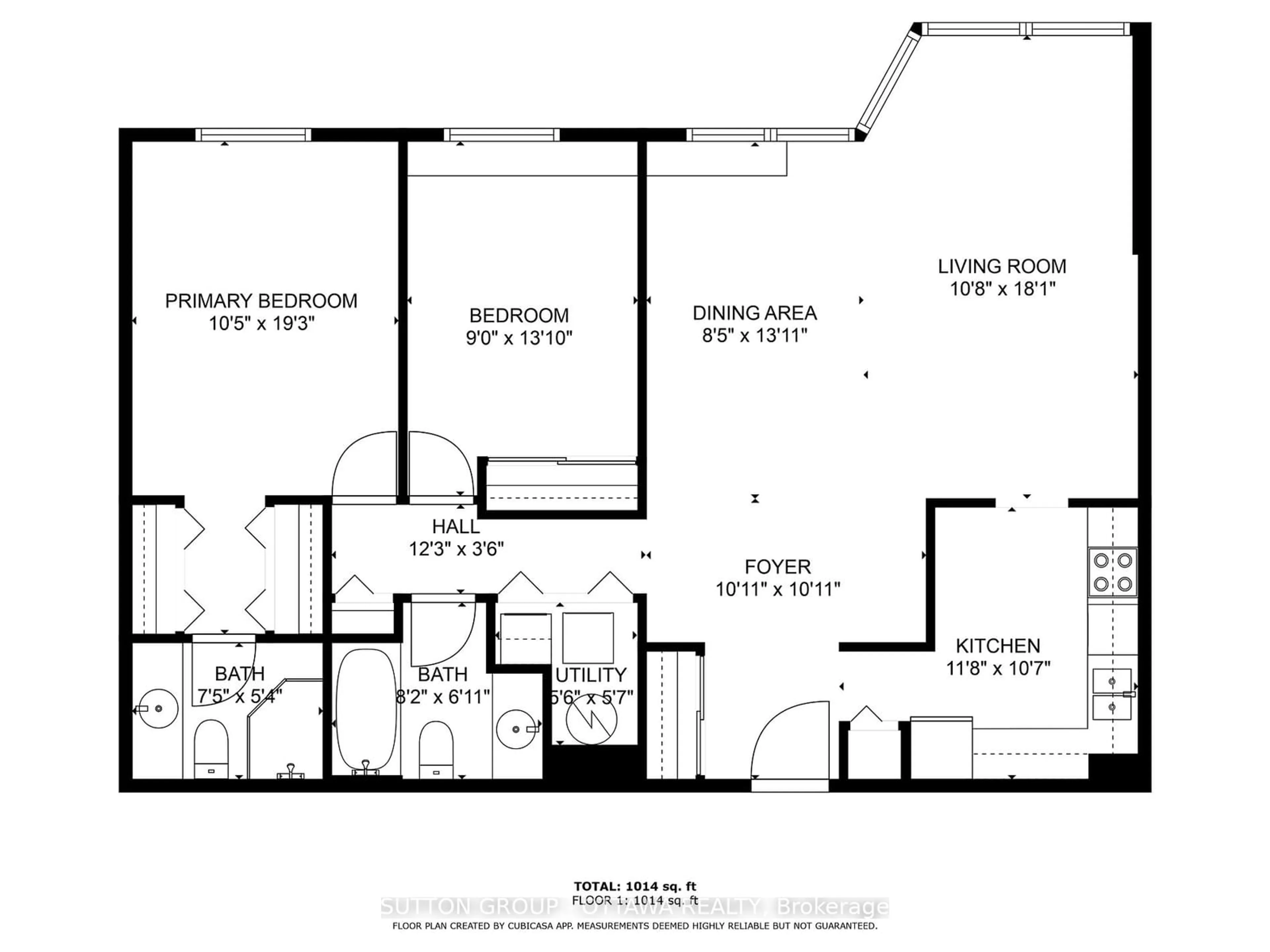 Floor plan for 2760 CAROUSEL Cres #1111, Blossom Park - Airport and Area Ontario K1T 2N4