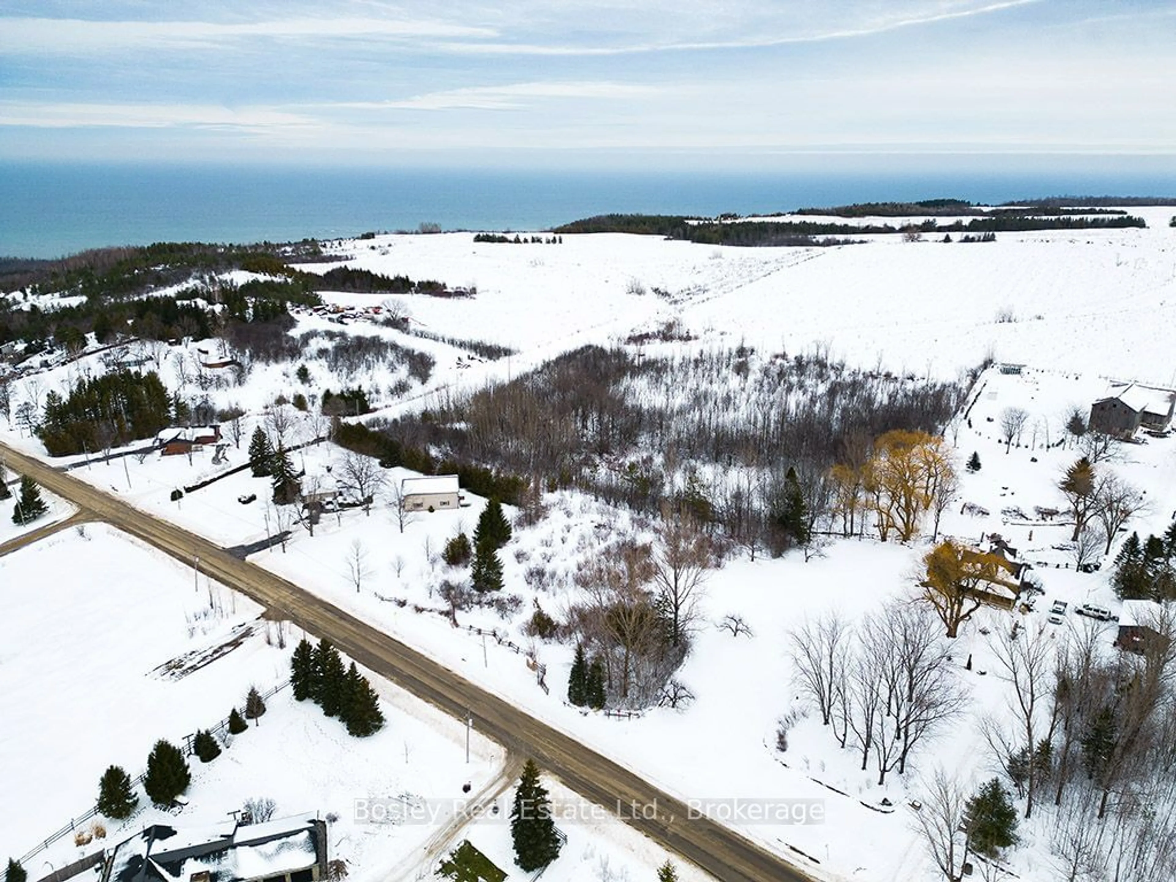 A pic from outside/outdoor area/front of a property/back of a property/a pic from drone, unknown for PT84 Third Line, Meaford Ontario N4L 1W7