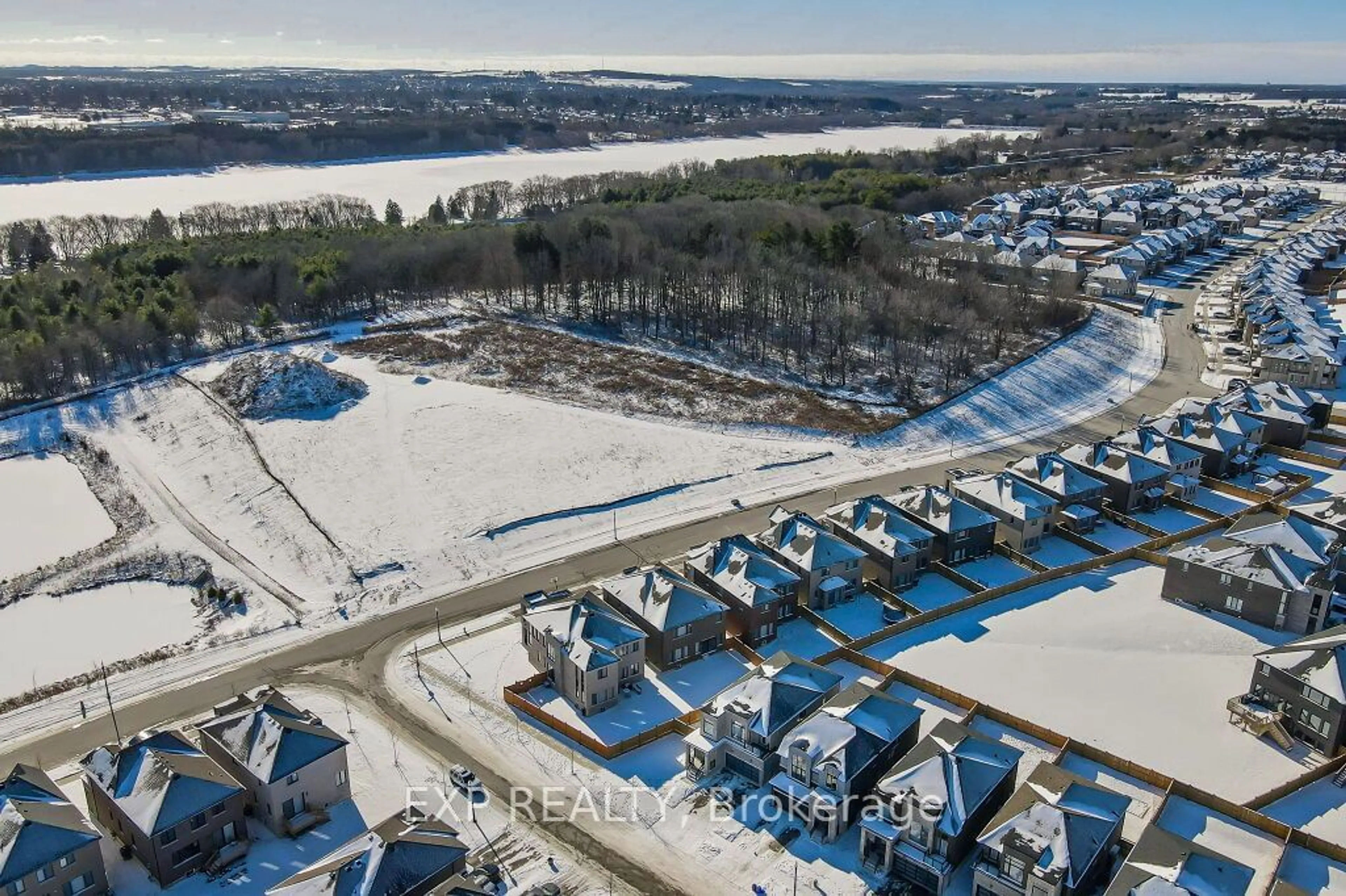 A pic from outside/outdoor area/front of a property/back of a property/a pic from drone, water/lake/river/ocean view for 53 Mackay Dr, Woodstock Ontario N4T 0N8