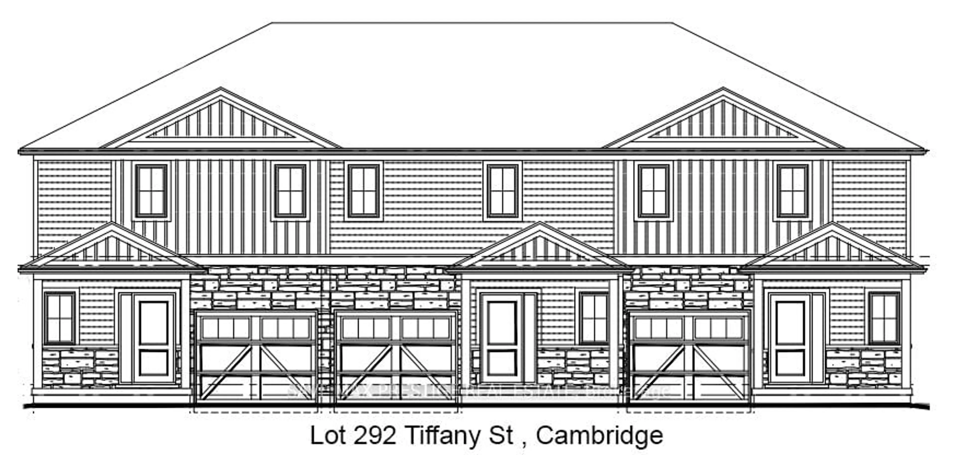 Floor plan for Lot 292 Tiffany St, Cambridge Ontario N3H 4G5