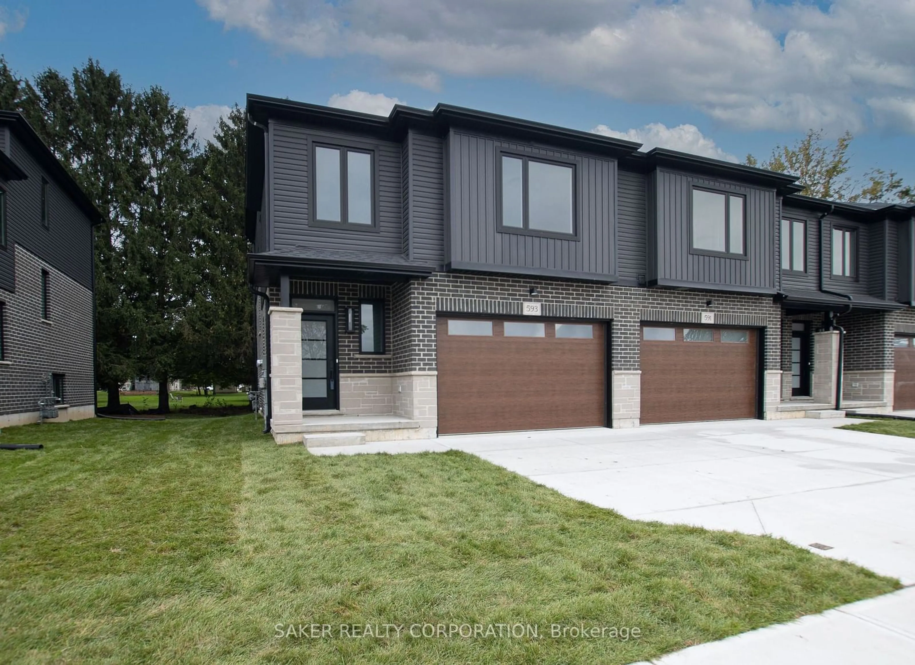 Home with brick exterior material, street for 593 REGENT St, Strathroy-Caradoc Ontario N0L 1W0