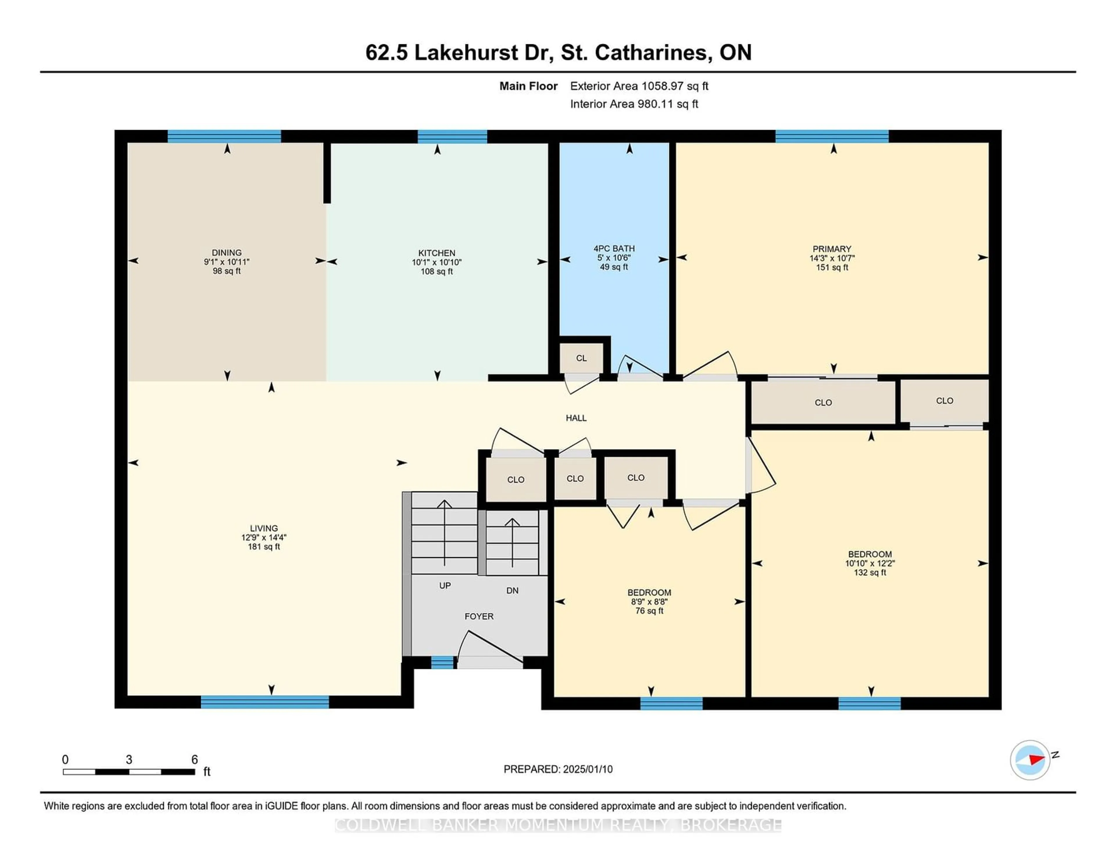 Floor plan for 62.5 Lakehurst Dr, St. Catharines Ontario L2N 4C2