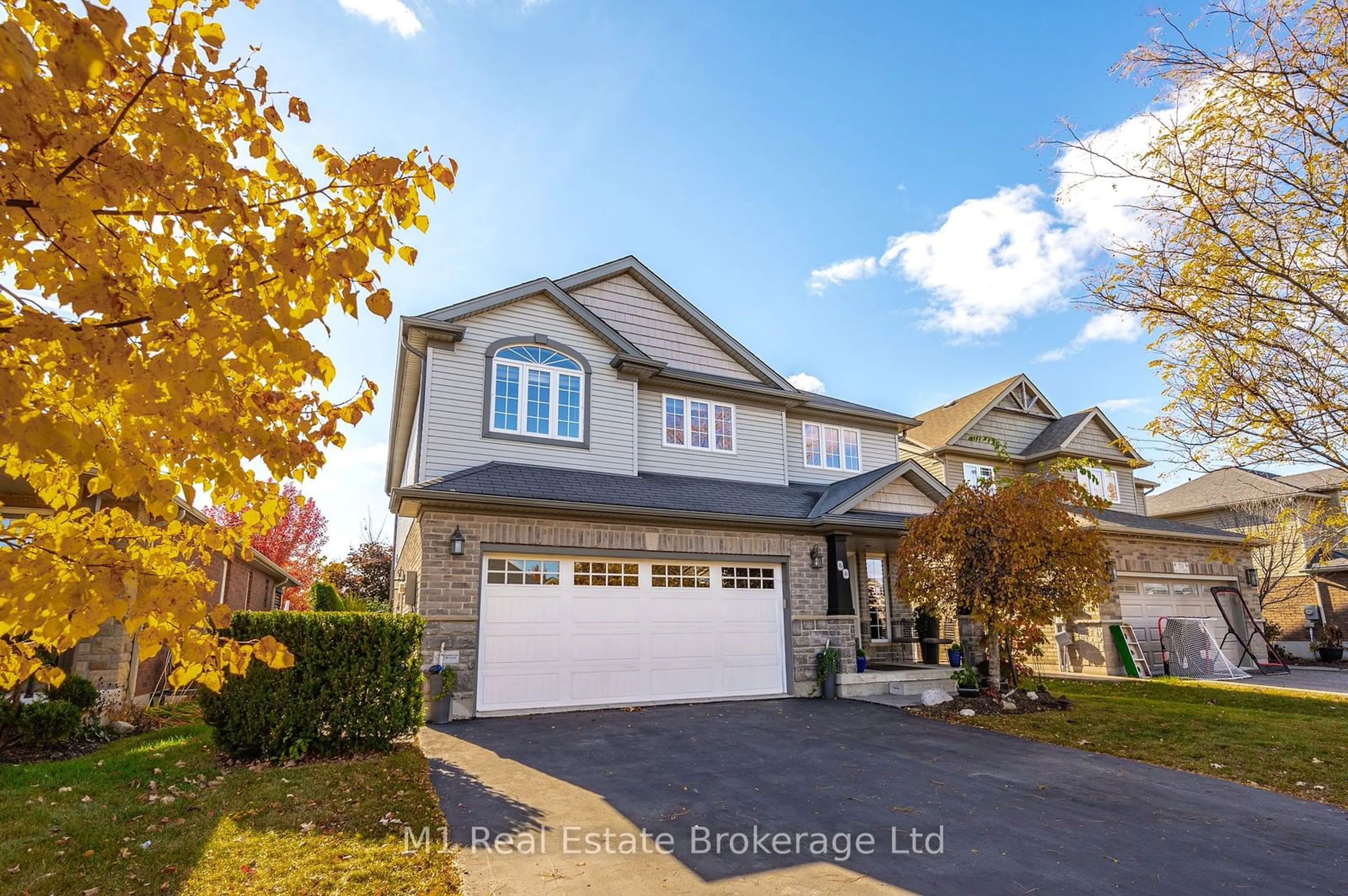 Home with vinyl exterior material, street for 66 HEALEY St, Centre Wellington Ontario N0B 1S0