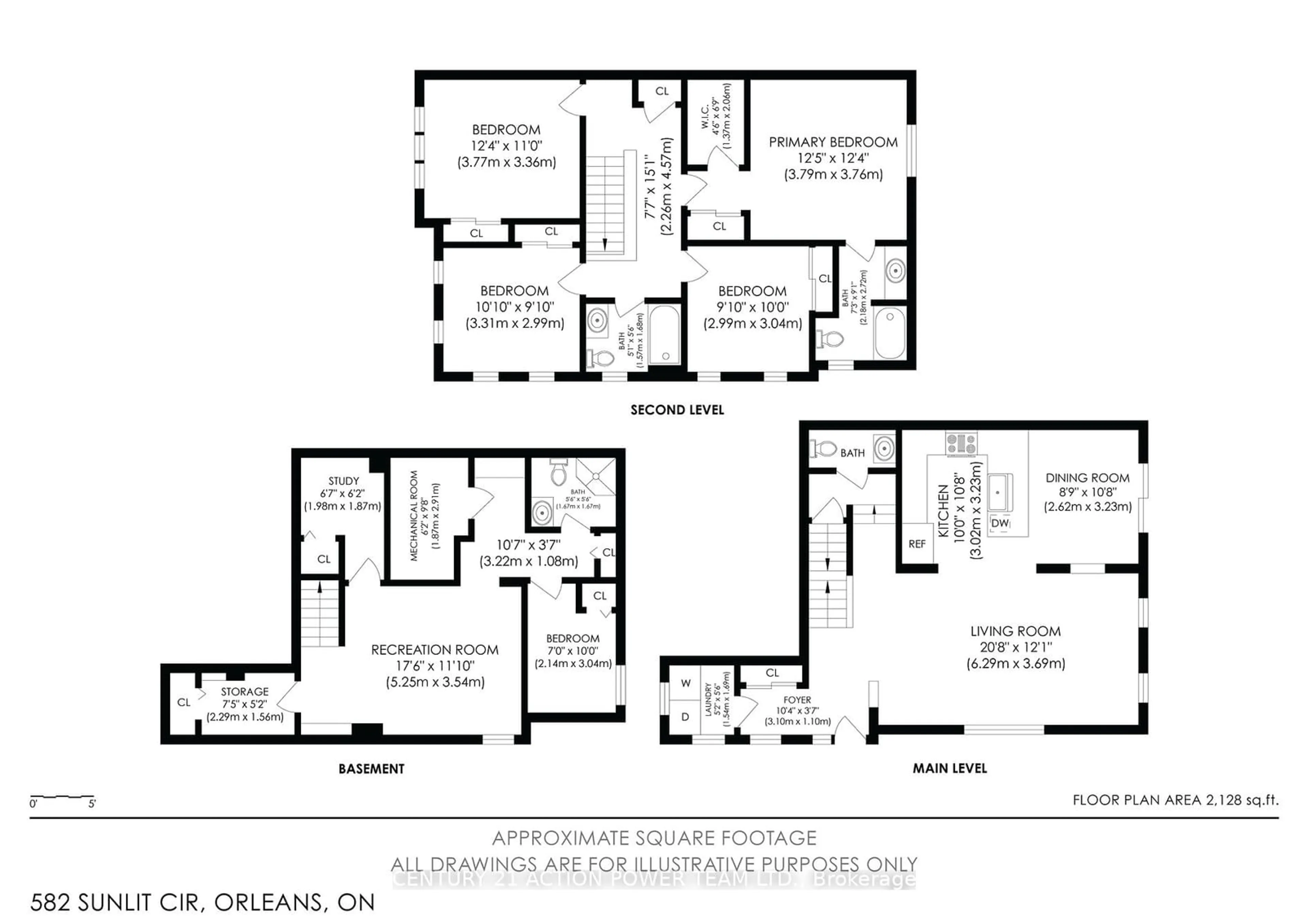 Floor plan for 582 Sunlit Circ, Orleans - Cumberland and Area Ontario K4A 0V4