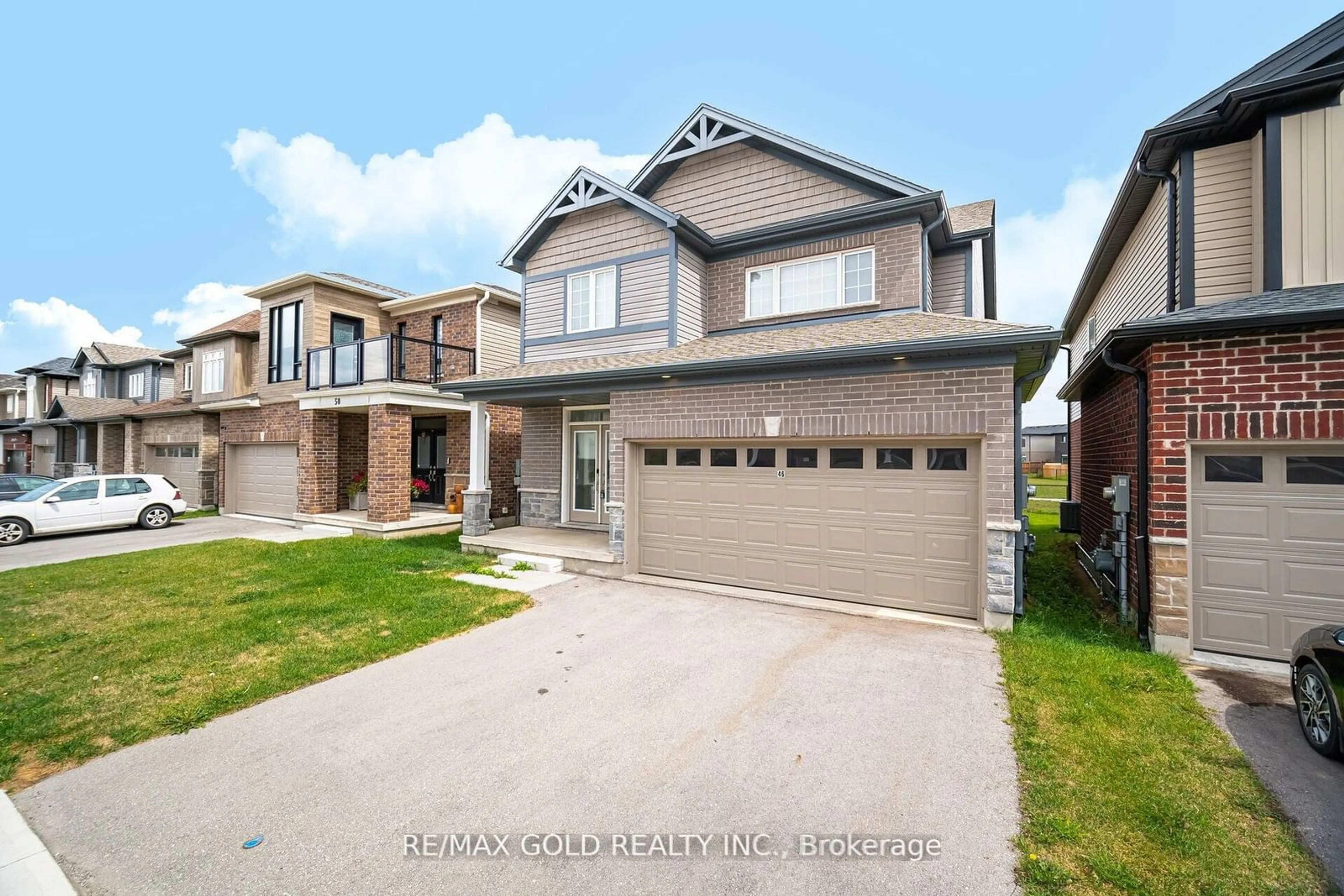 Home with brick exterior material, street for 46 Beauchamp Dr, Cambridge Ontario N1S 0A8