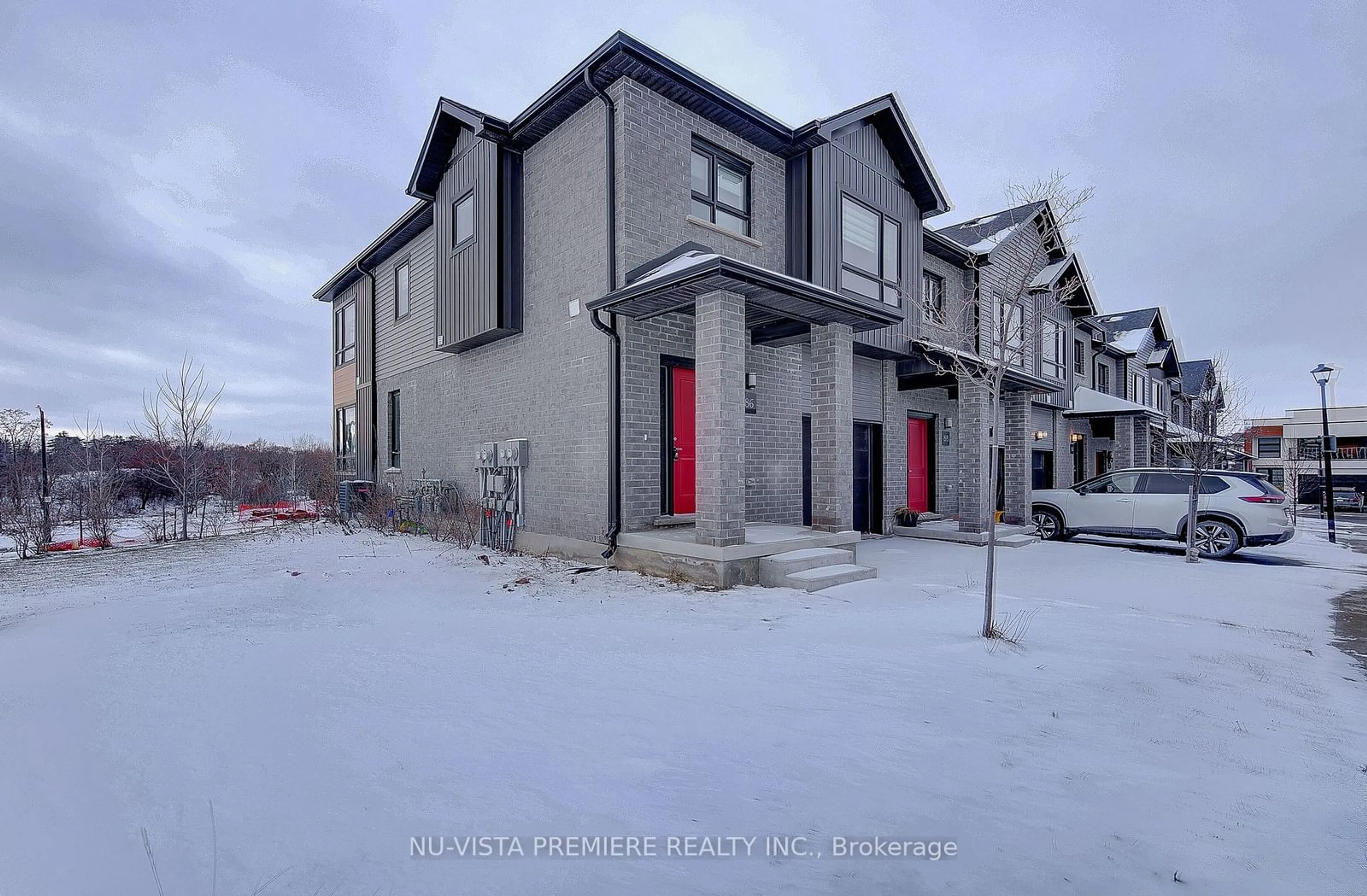 A pic from outside/outdoor area/front of a property/back of a property/a pic from drone, street for 86 Canvas Way, London Ontario N5X 3Z1