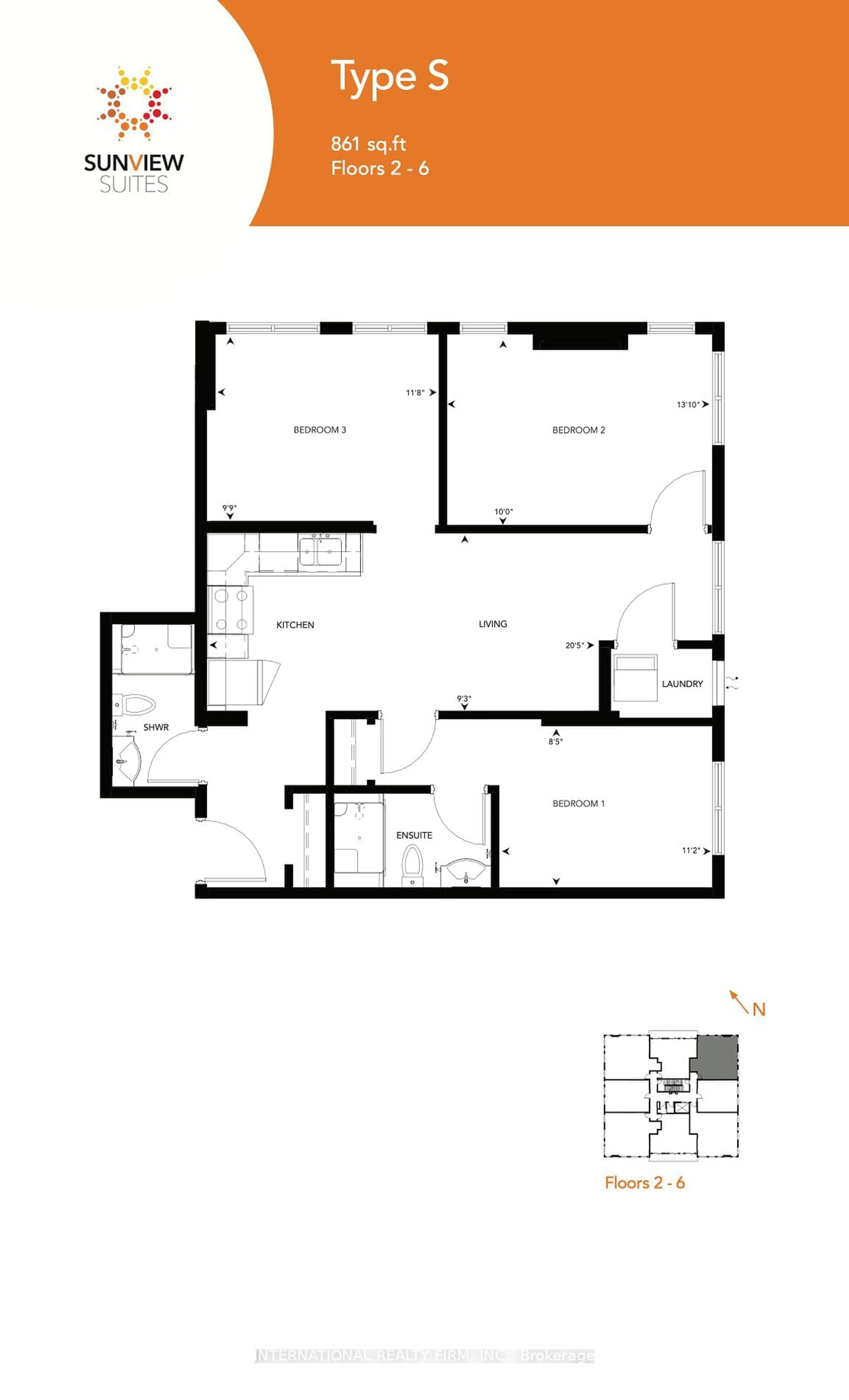 Floor plan for 258C Sunview St #323, Waterloo Ontario N2L 3V9