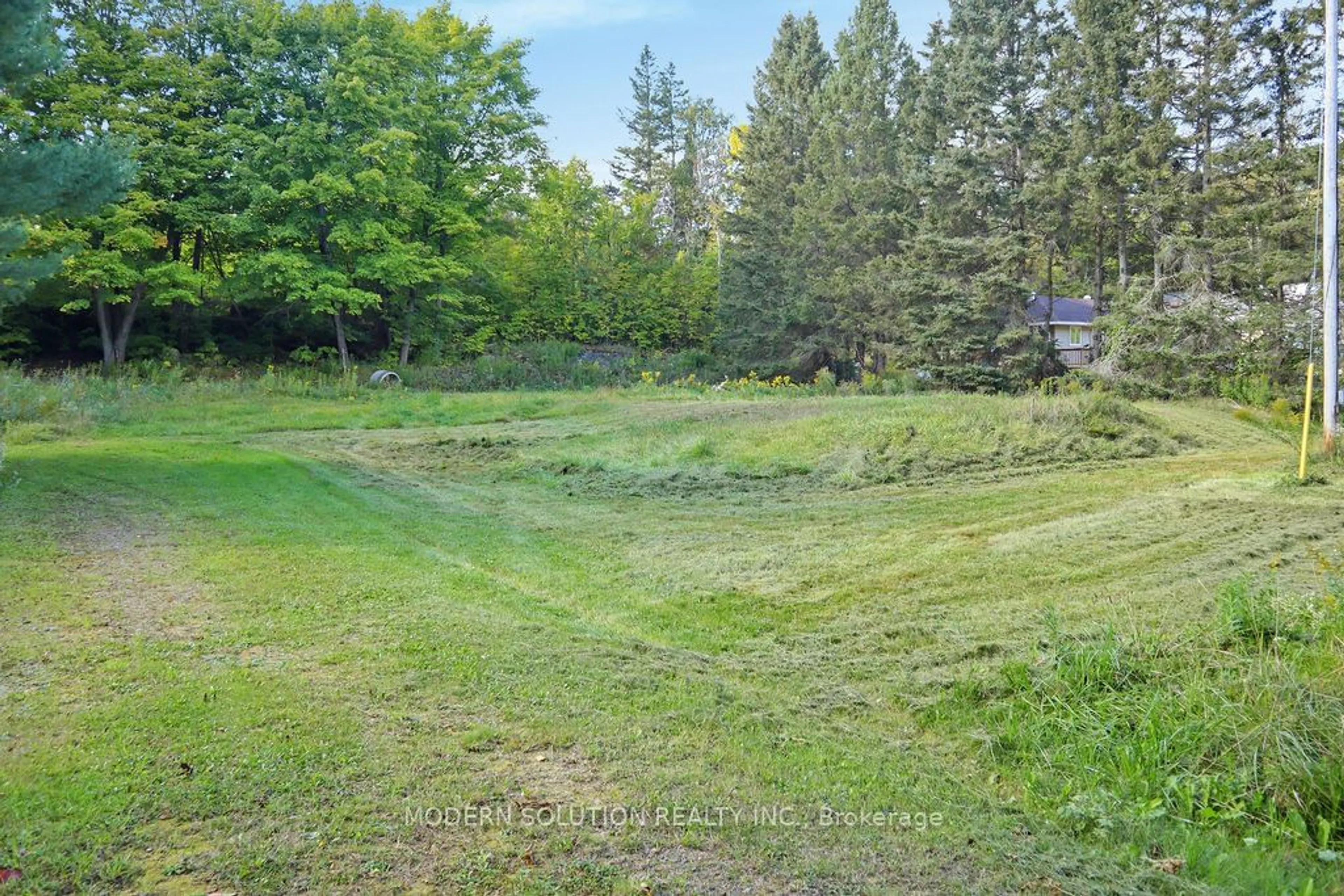 A pic from outside/outdoor area/front of a property/back of a property/a pic from drone, forest/trees view for 20 & 14 Highway 520, Parry Sound Ontario P0A 1G0