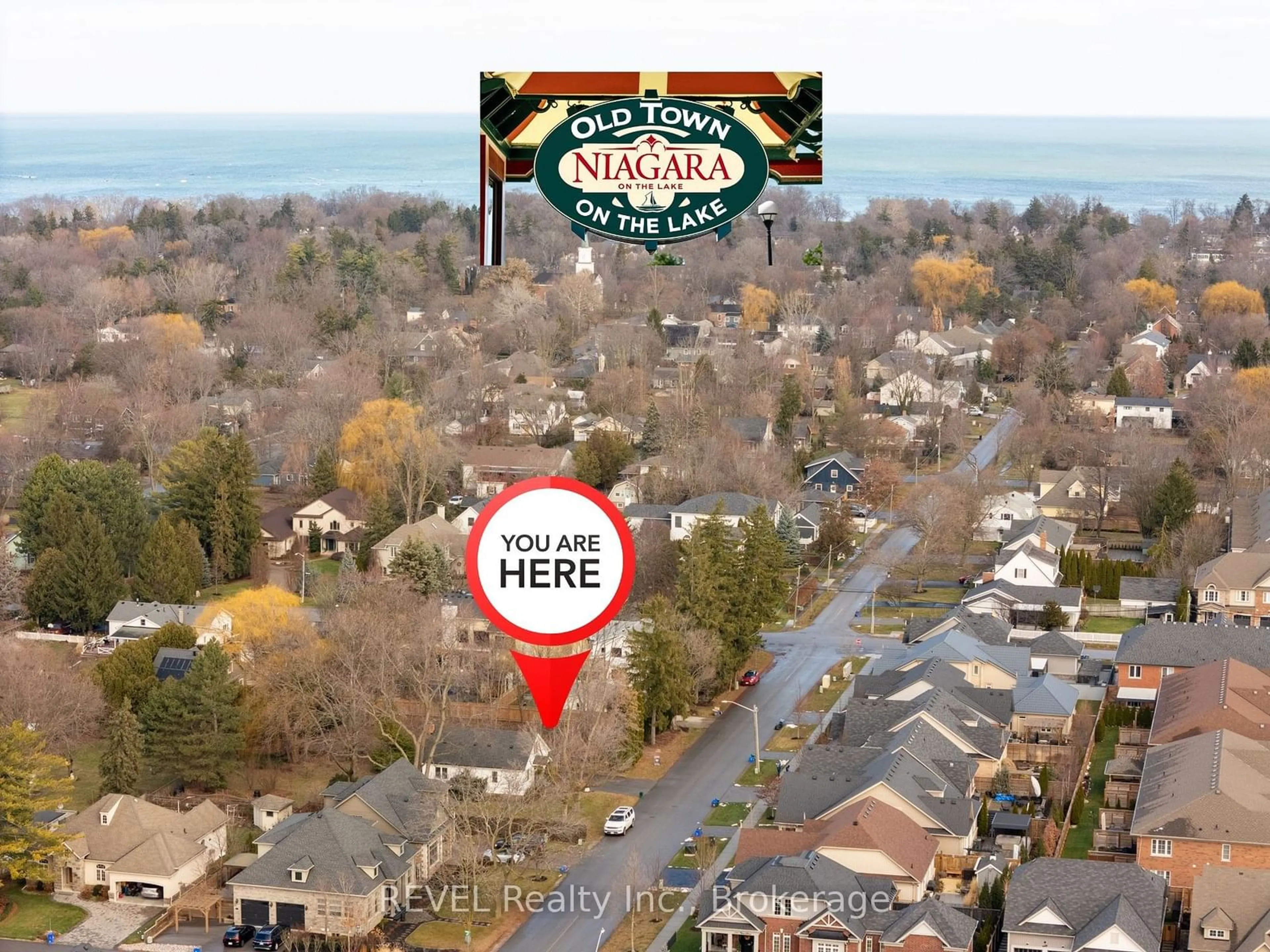 A pic from outside/outdoor area/front of a property/back of a property/a pic from drone, water/lake/river/ocean view for 513 GATE St, Niagara-on-the-Lake Ontario L0S 1J0