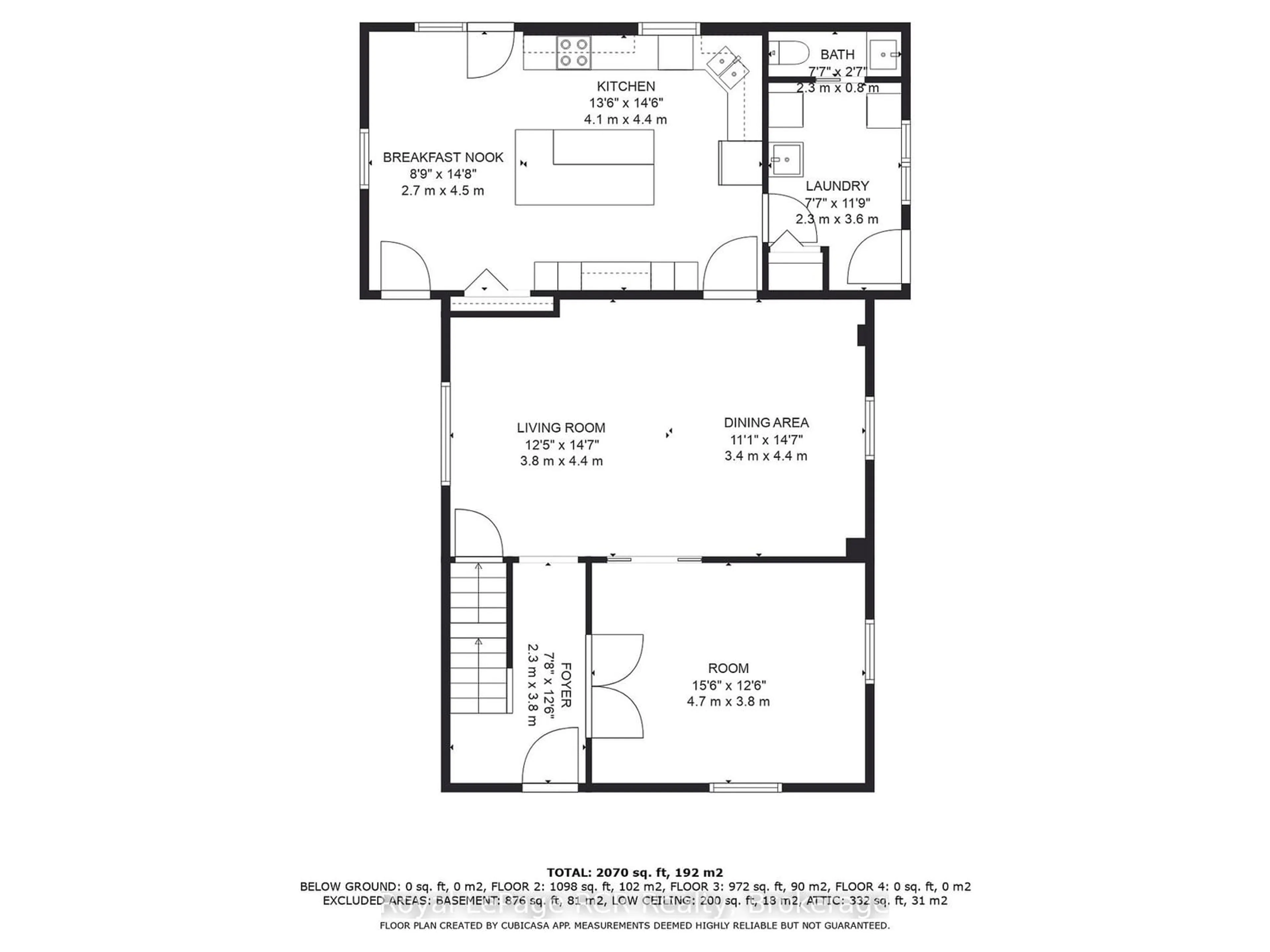 Floor plan for 559 10th Ave, Hanover Ontario N4N 2P2