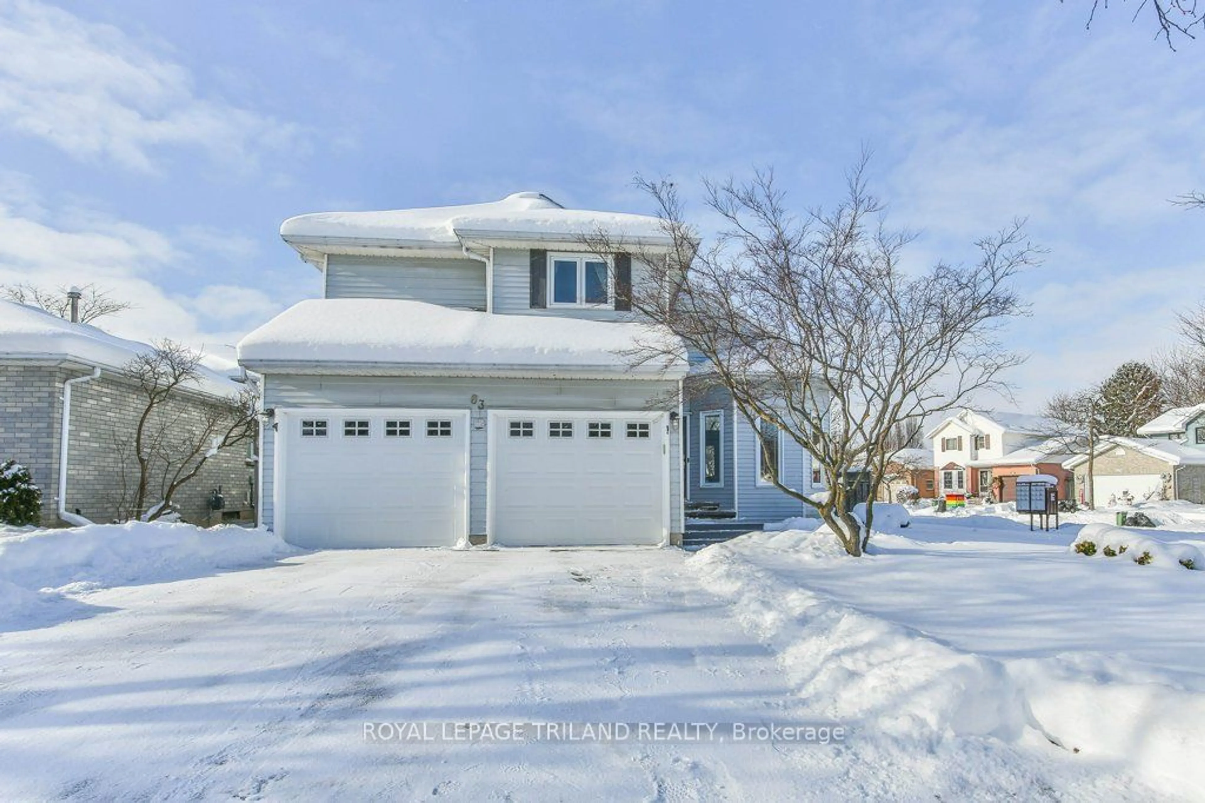 Home with vinyl exterior material, street for 83 Brandy Lane Rd, London Ontario N6G 4S4