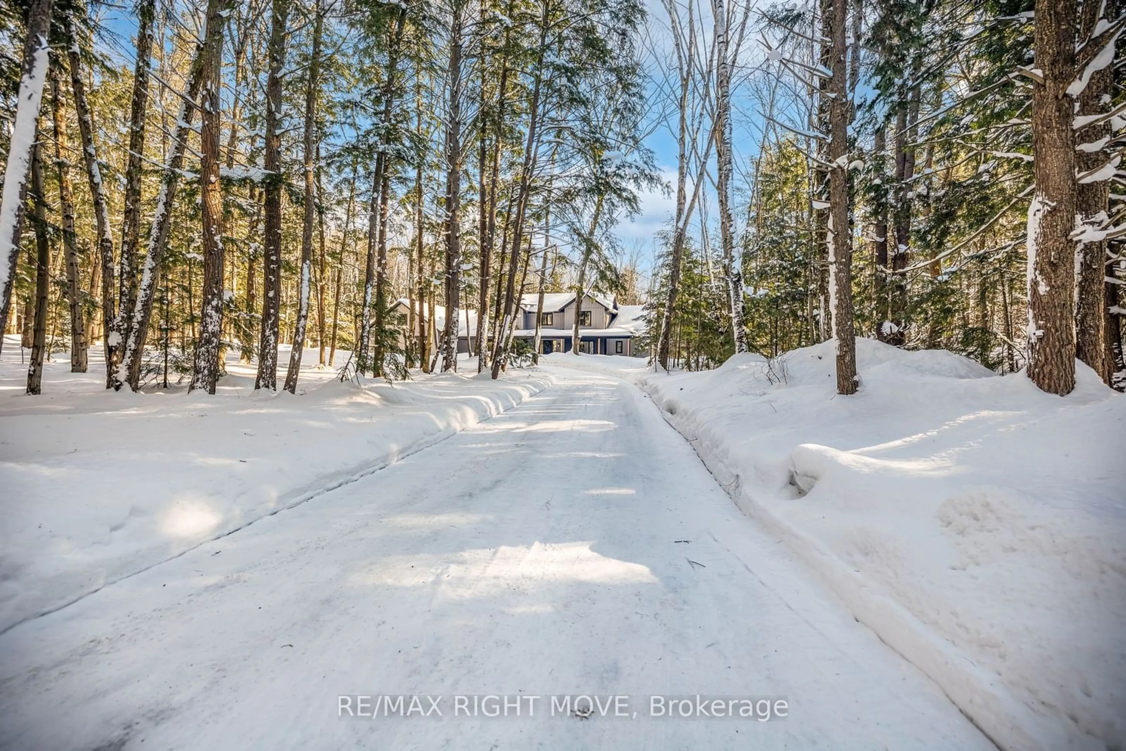 A pic from outside/outdoor area/front of a property/back of a property/a pic from drone, forest/trees view for 1025 Davis Dr, Gravenhurst Ontario P0E 1N0