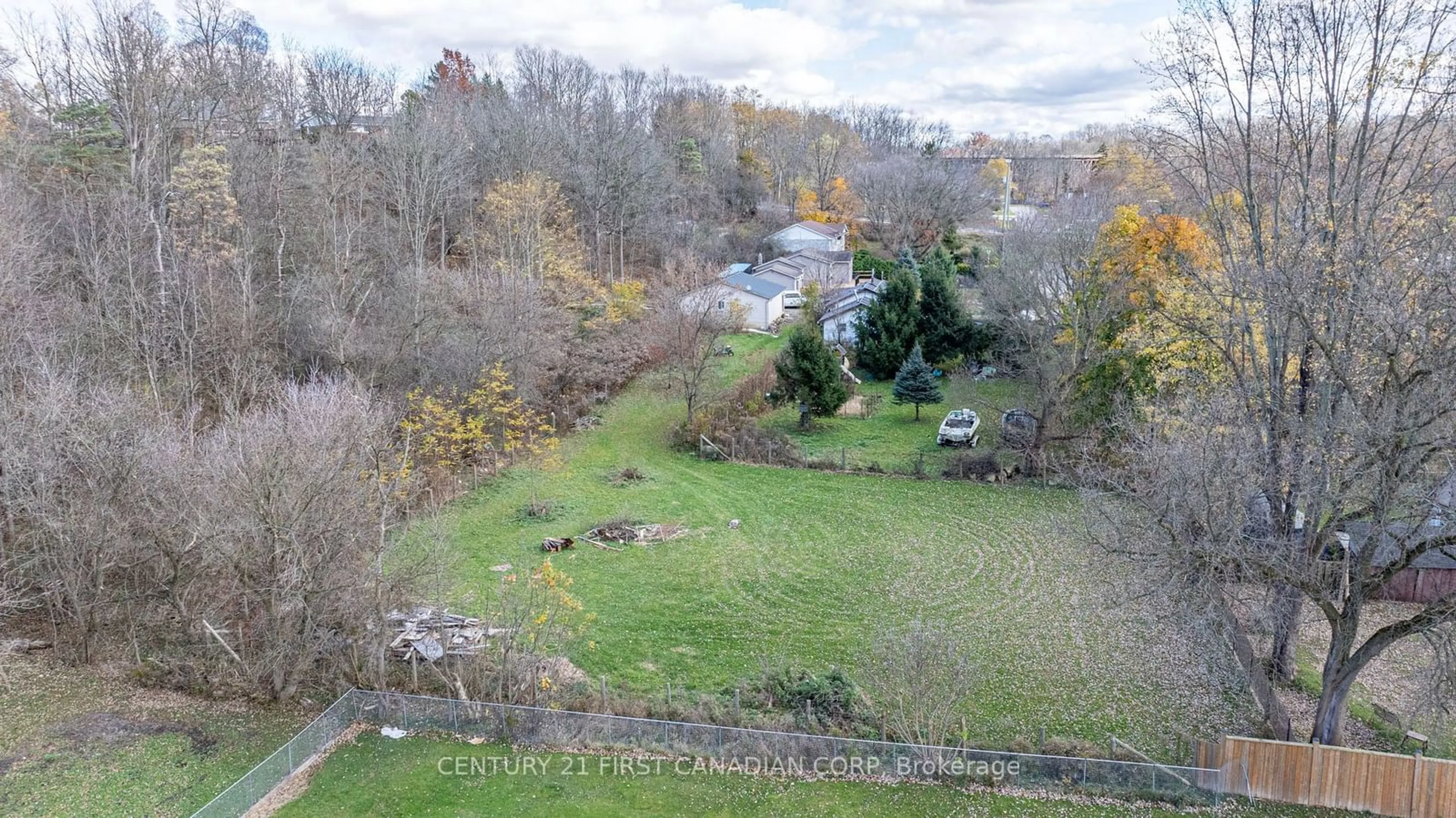 A pic from outside/outdoor area/front of a property/back of a property/a pic from drone, water/lake/river/ocean view for 12 Davis St, Central Elgin Ontario N5P 1X8