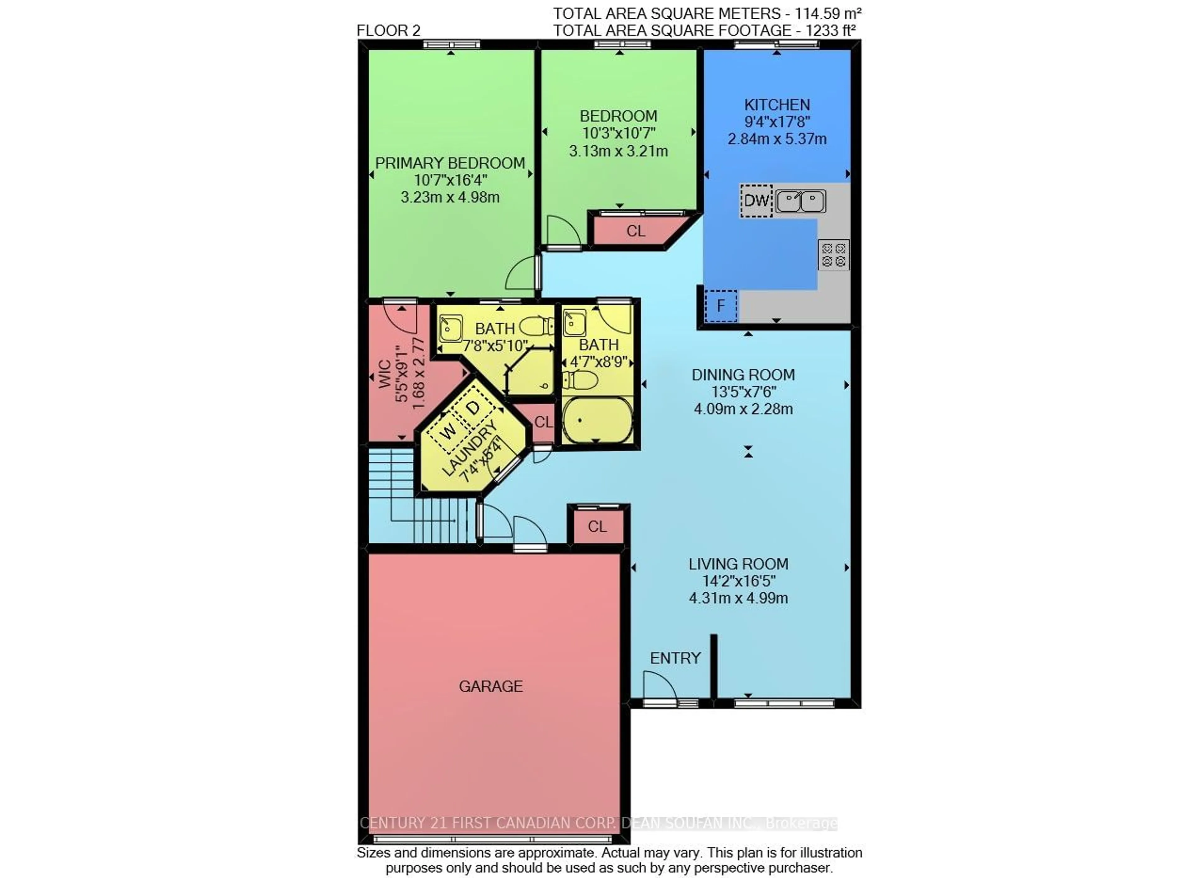 Floor plan for 1241 Beaverbrook Ave #5, London North Ontario N6H 5P1