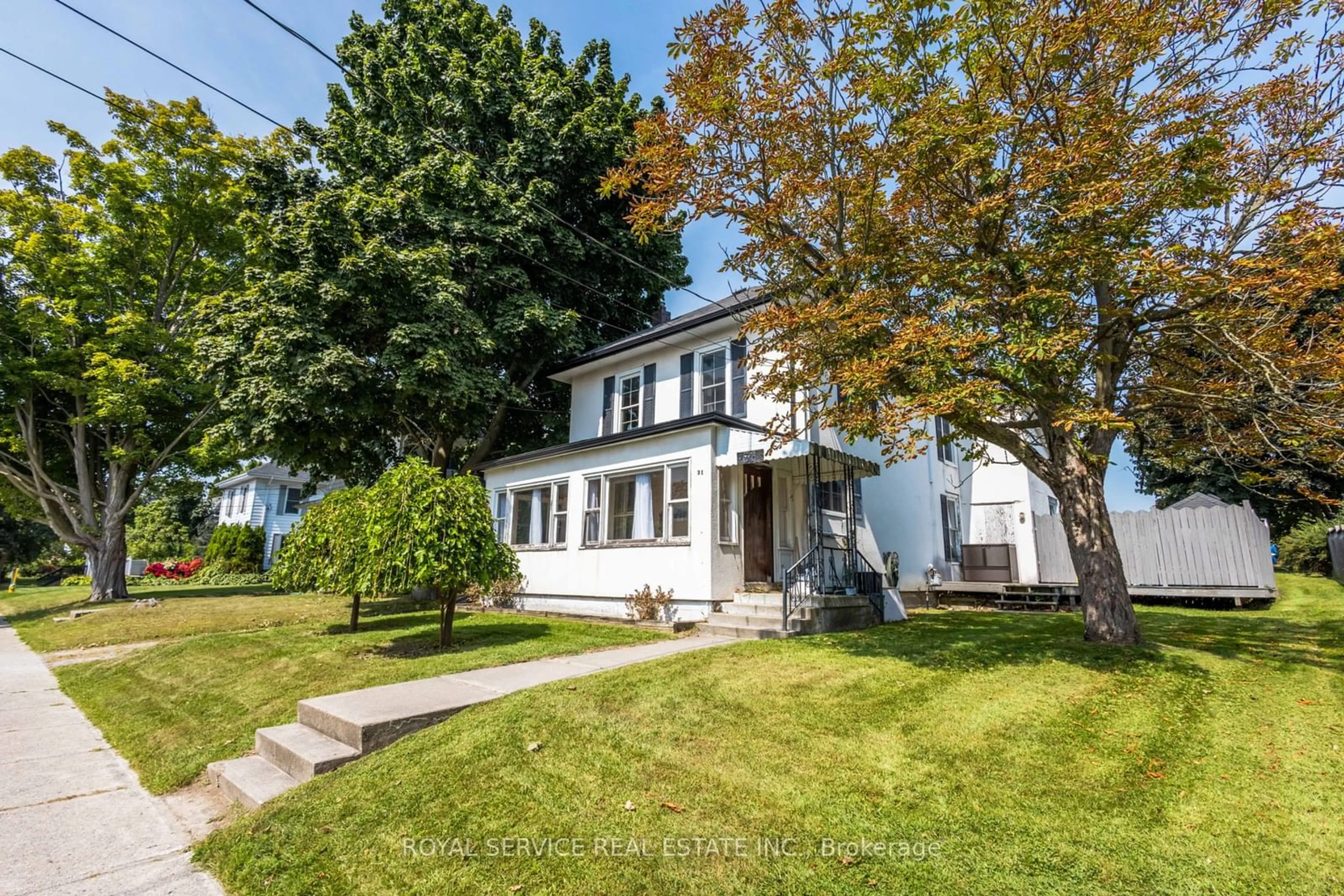 A pic from outside/outdoor area/front of a property/back of a property/a pic from drone, street for 31 Church St, Cramahe Ontario K0K 1S0