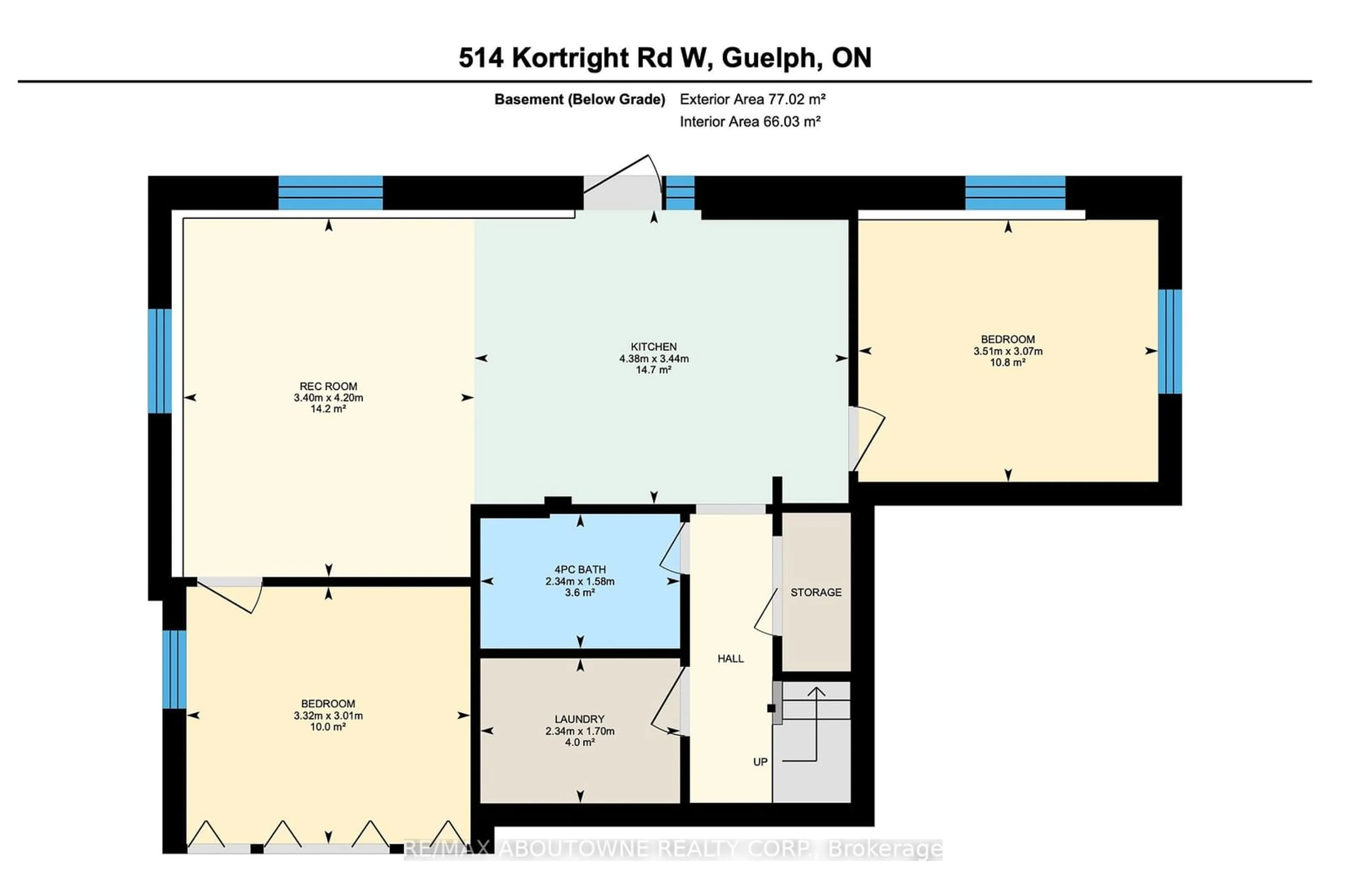 Floor plan for 514 Kortright Rd, Guelph Ontario N1G 3Z1