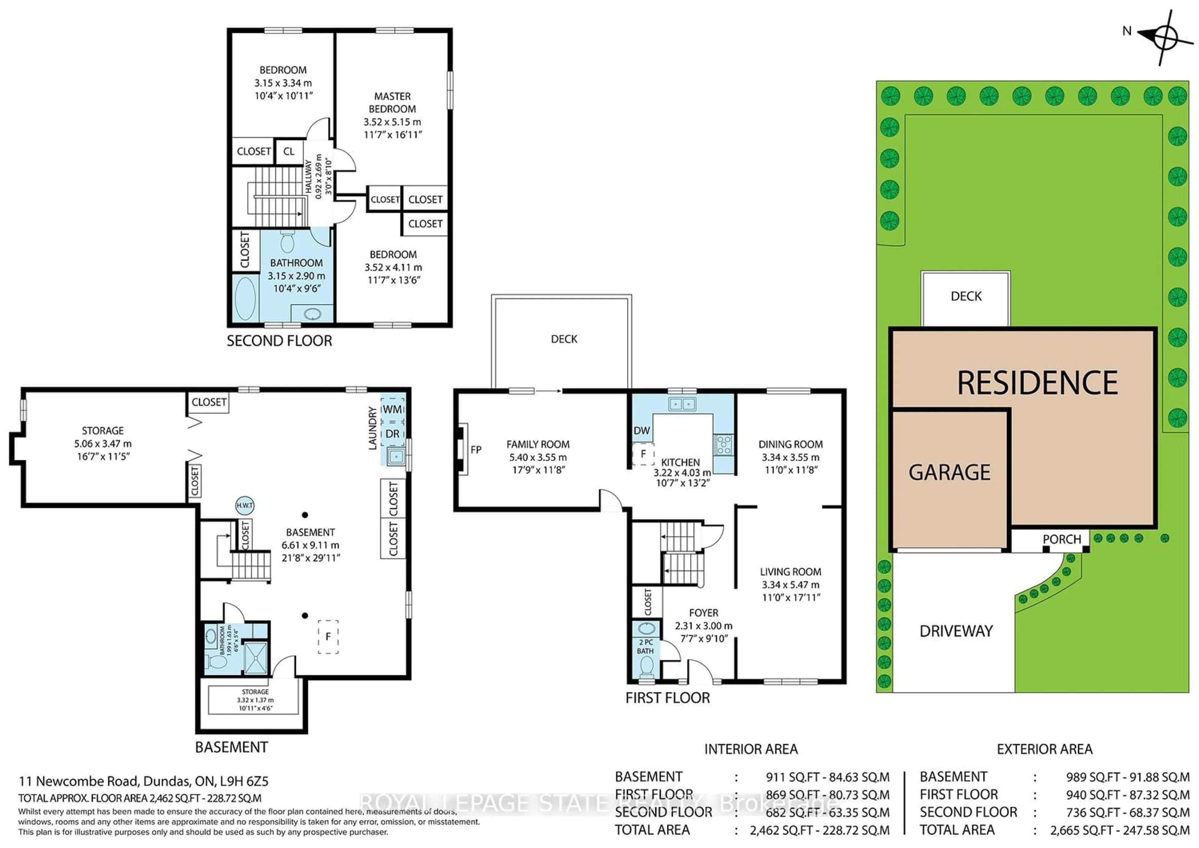 Floor plan for 11 Newcombe Rd, Hamilton Ontario L9H 6Z5