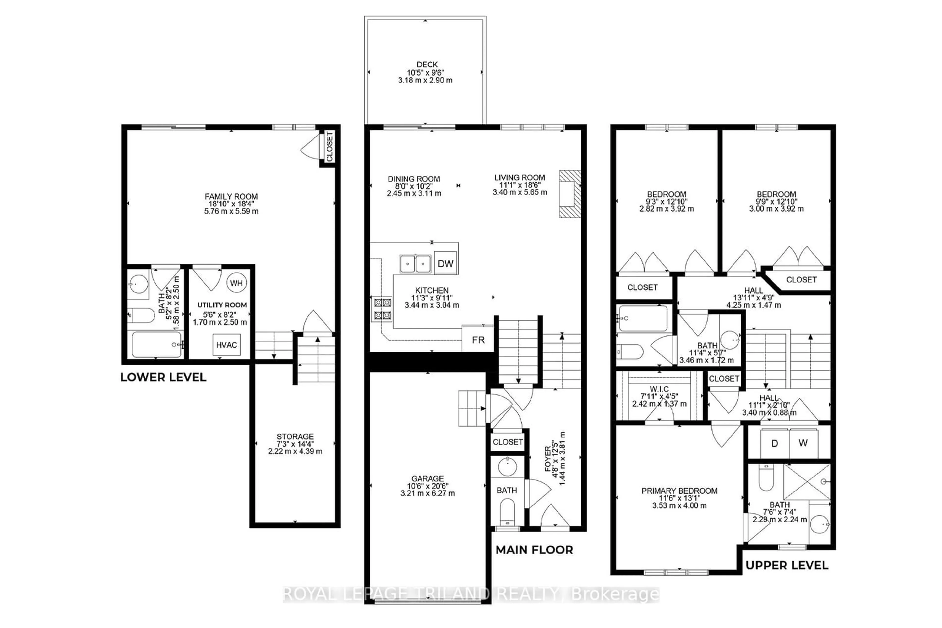 Floor plan for 2235 Blackwater Rd #48, London Ontario N5X 4K2