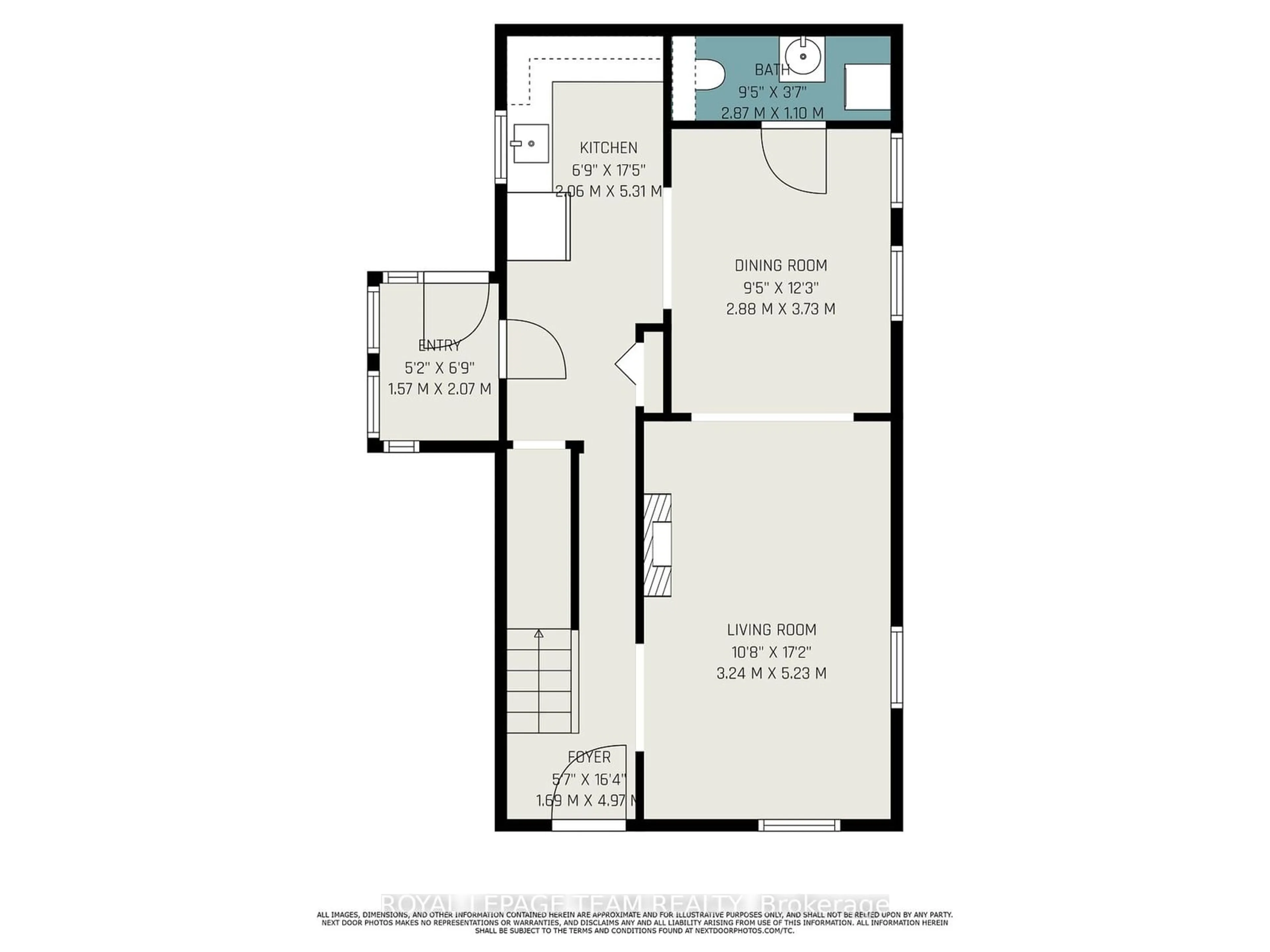 Floor plan for 484 Centre St, North Dundas Ontario K0C 2K0