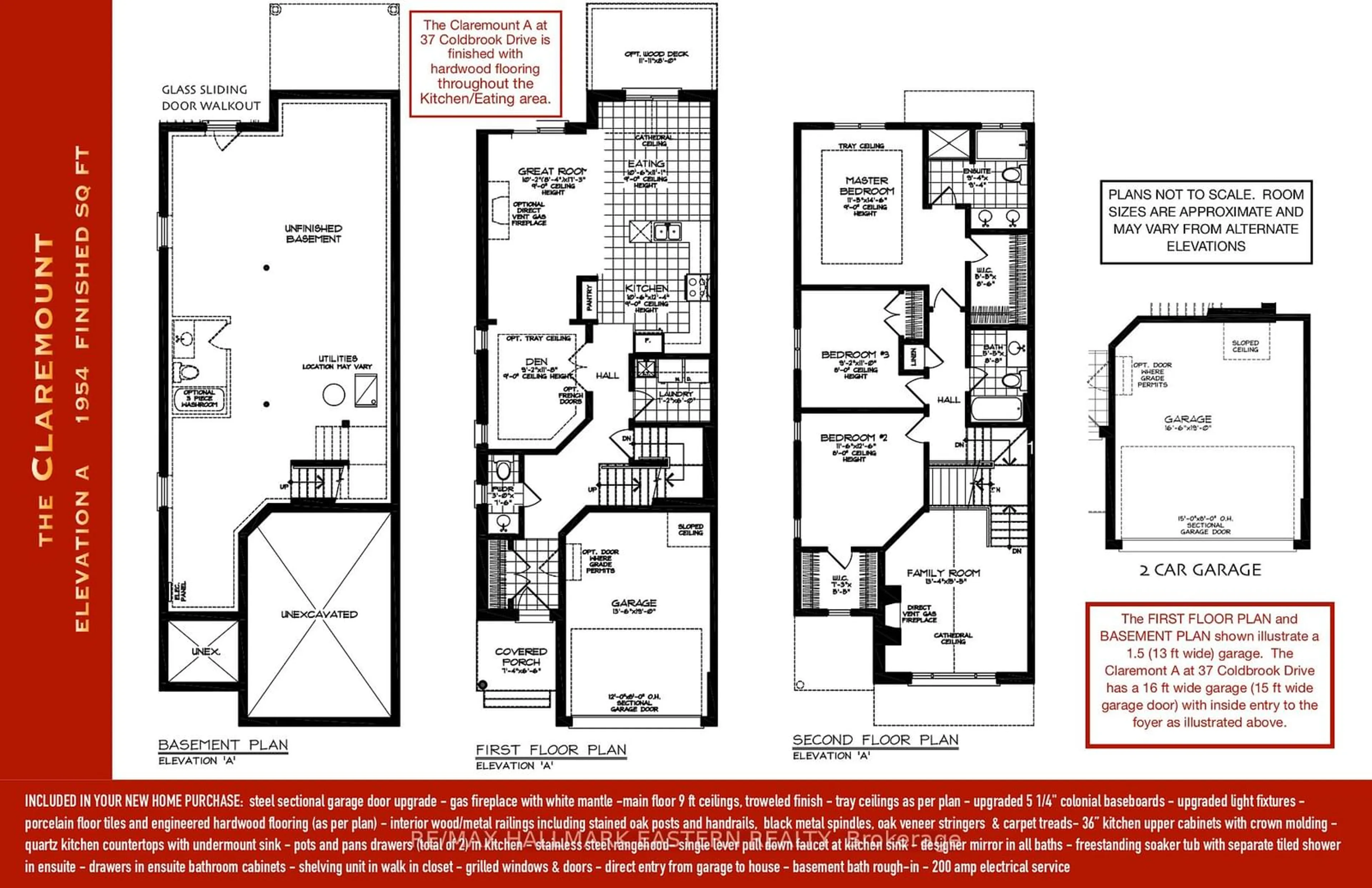 Floor plan for 37 COLDBROOK Dr, Cavan Monaghan Ontario L0A 1G0