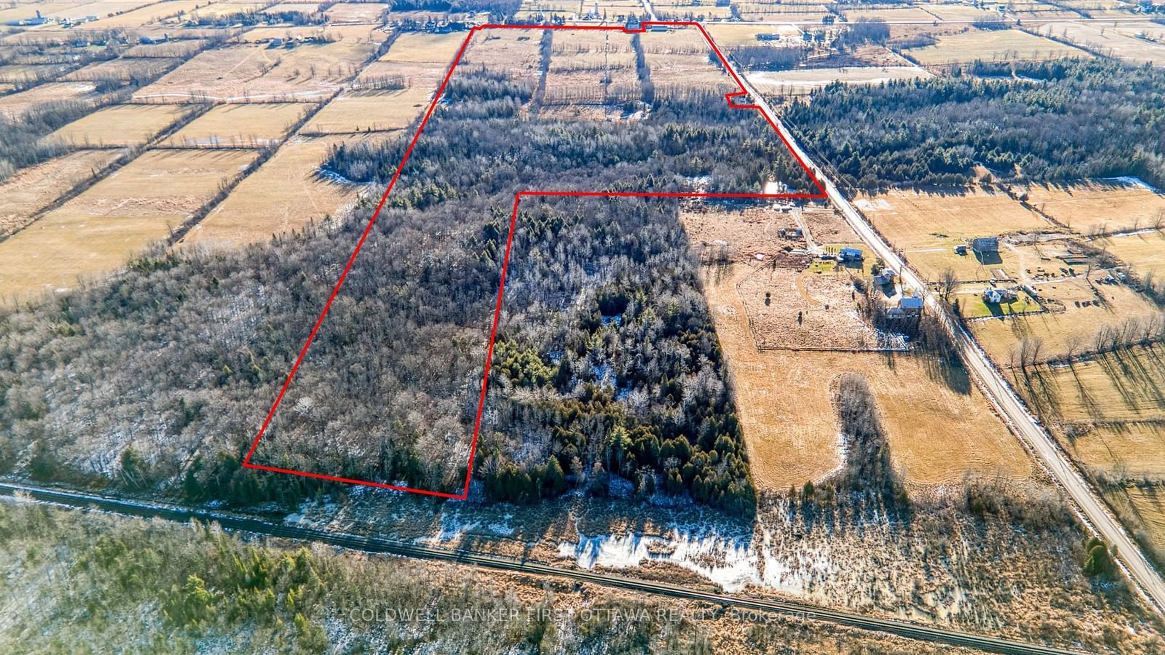 A pic from outside/outdoor area/front of a property/back of a property/a pic from drone, unknown for 2072 Christie Lake Rd, Tay Valley Ontario K7H 3C6