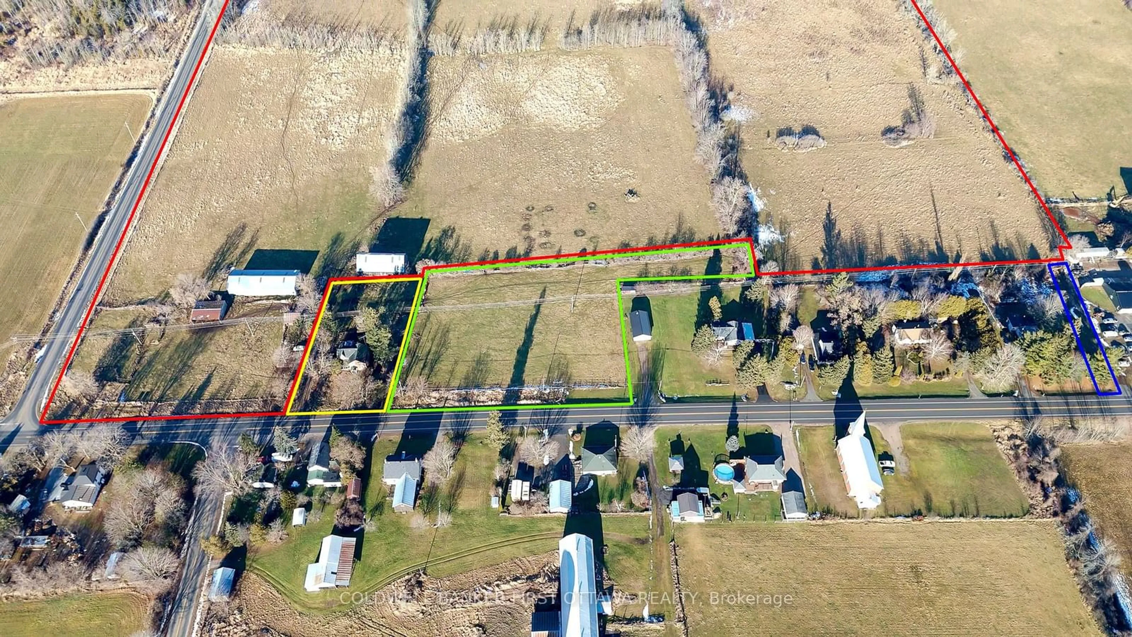 A pic from outside/outdoor area/front of a property/back of a property/a pic from drone, street for 2072 Christie Lake Rd, Tay Valley Ontario K7H 3C6