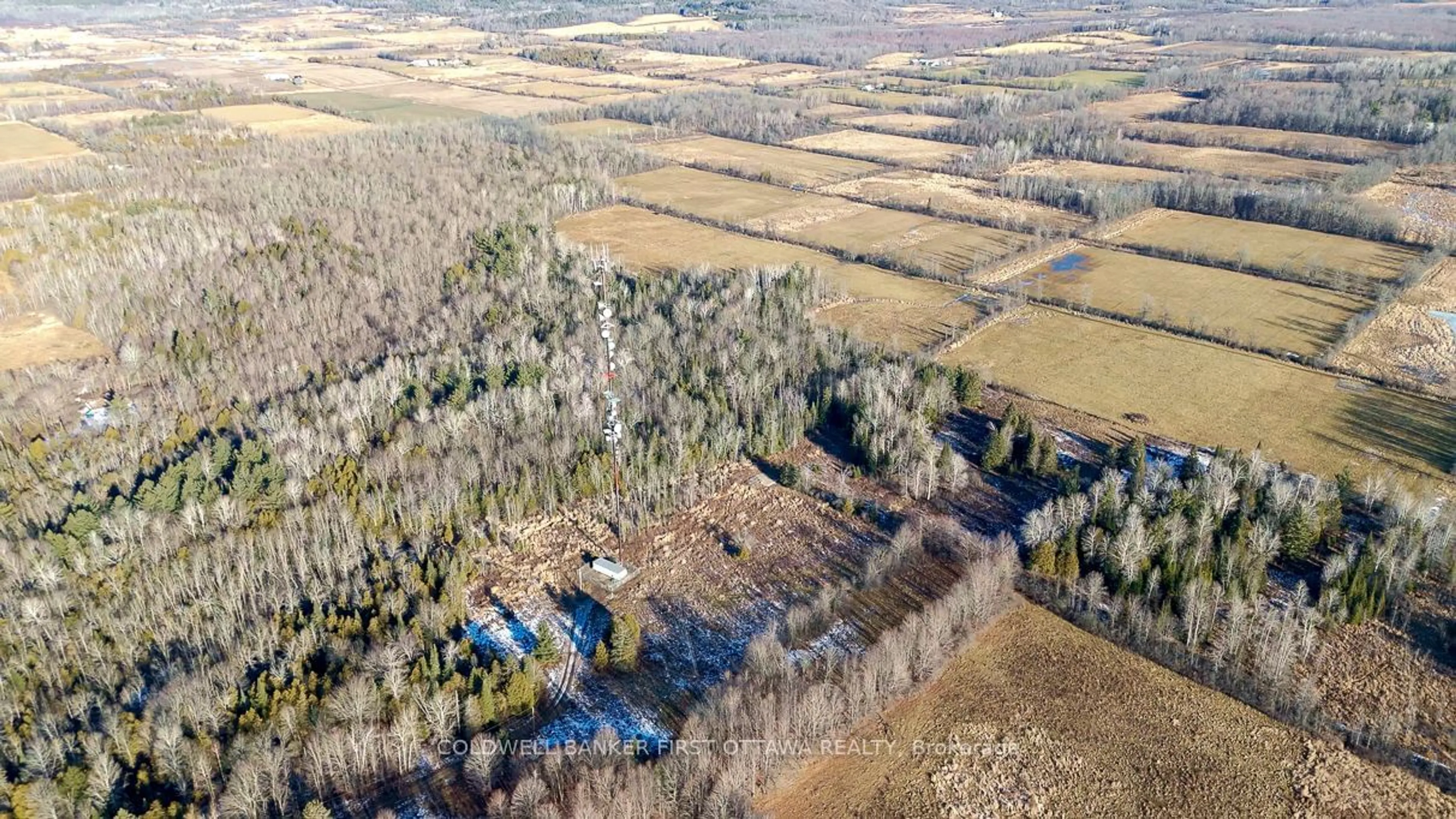 A pic from outside/outdoor area/front of a property/back of a property/a pic from drone, forest/trees view for 2072 Christie Lake Rd, Tay Valley Ontario K7H 3C6