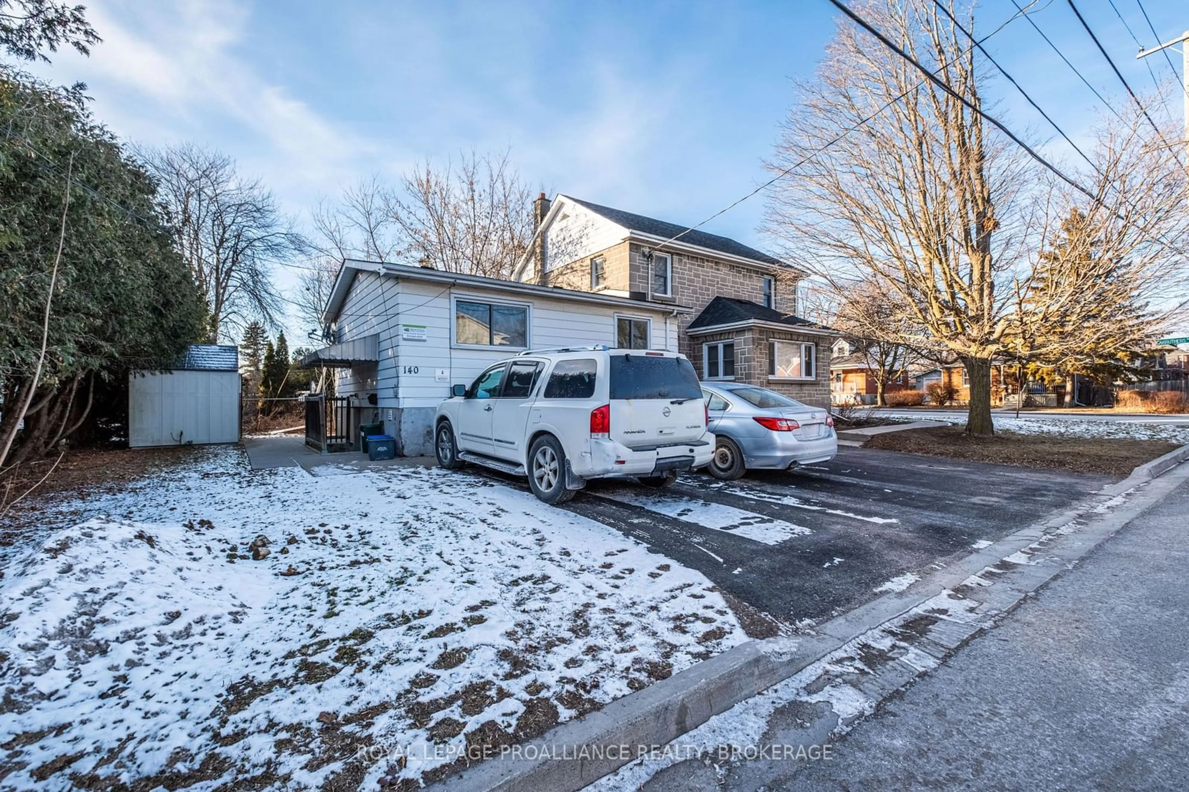 A pic from outside/outdoor area/front of a property/back of a property/a pic from drone, street for 78 Carruthers Ave, Kingston Ontario K7L 1M4