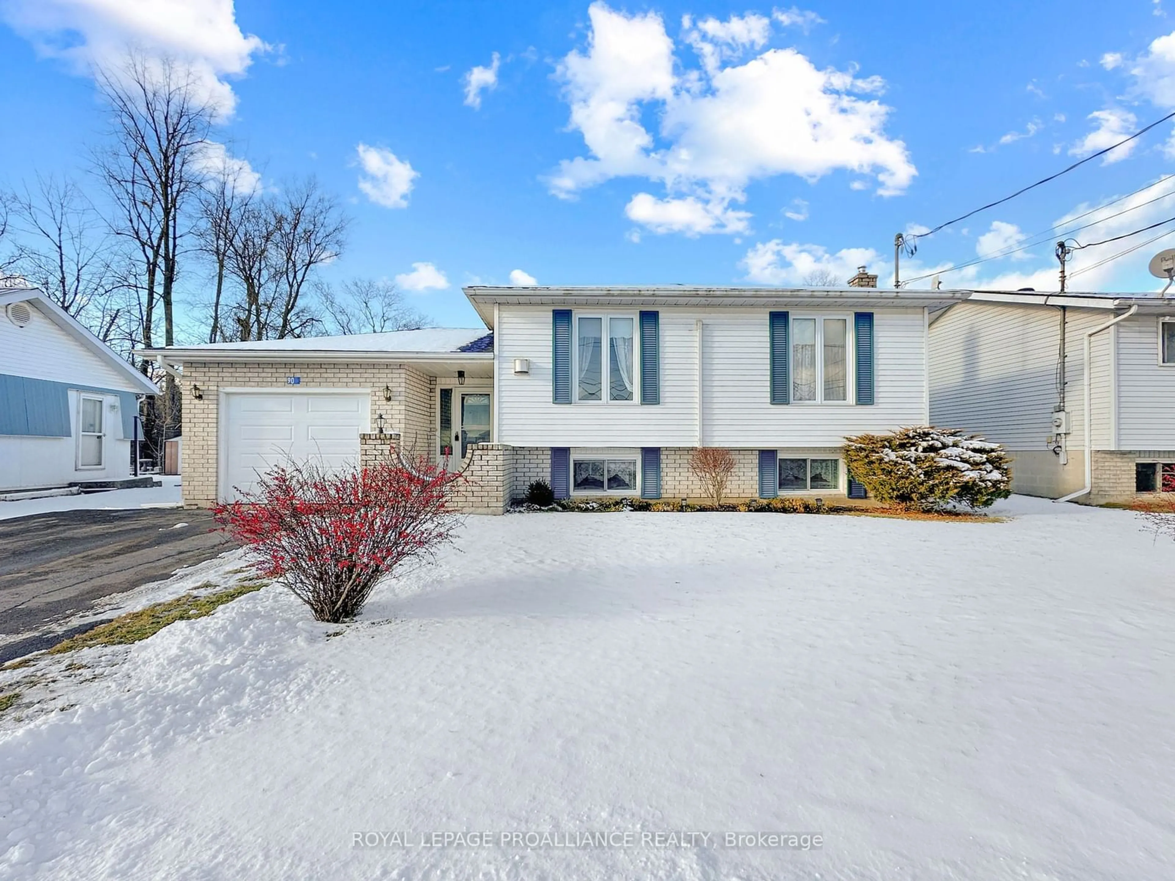 Home with vinyl exterior material, street for 90 March St, Quinte West Ontario K0K 2C0