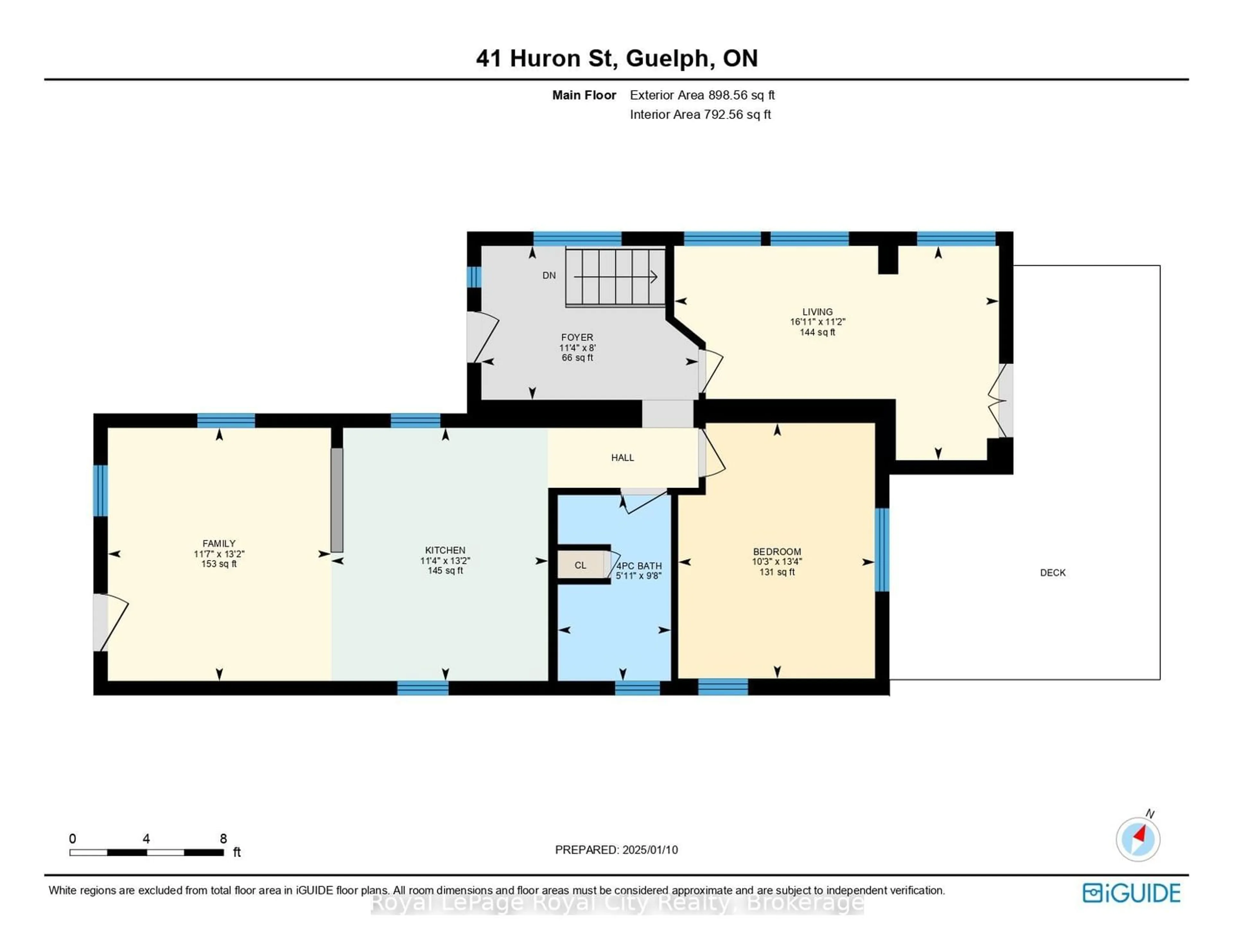 Floor plan for 41 Huron St, Guelph Ontario N1E 5L3