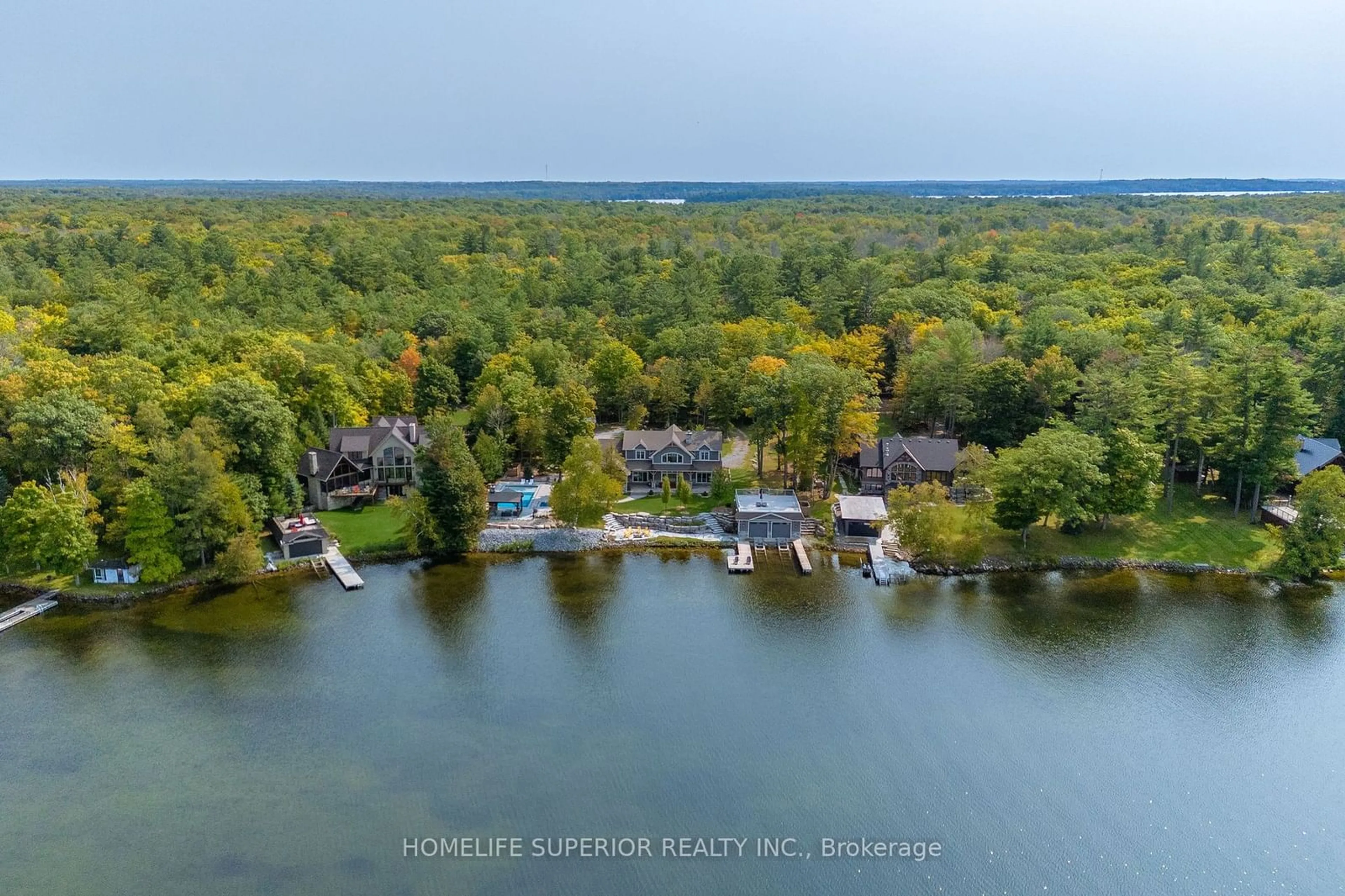 A pic from outside/outdoor area/front of a property/back of a property/a pic from drone, water/lake/river/ocean view for 580 Indian Point Rd, Kawartha Lakes Ontario K0M 1N0