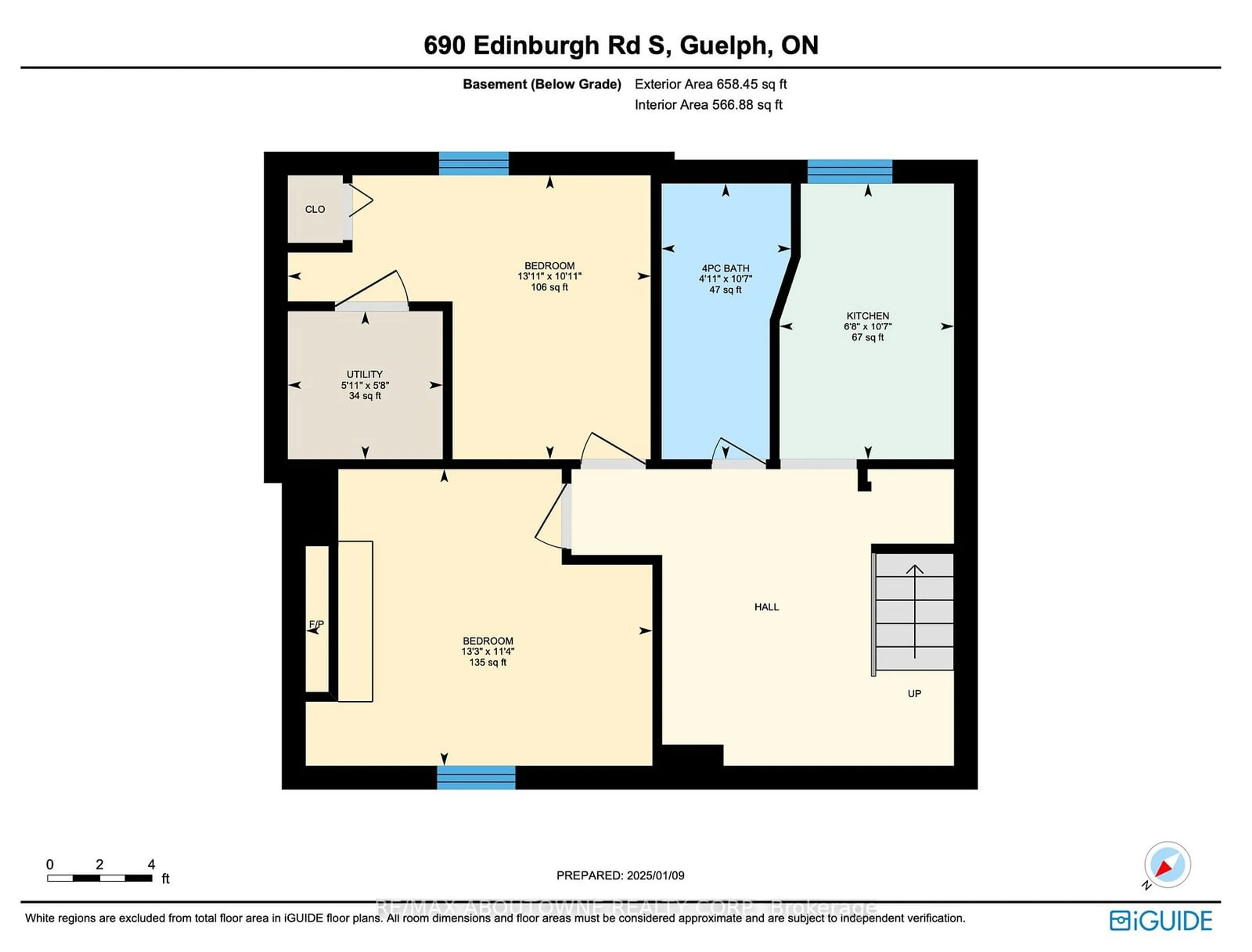 Floor plan for 690 Edinburgh Rd, Guelph Ontario N1G 4H8