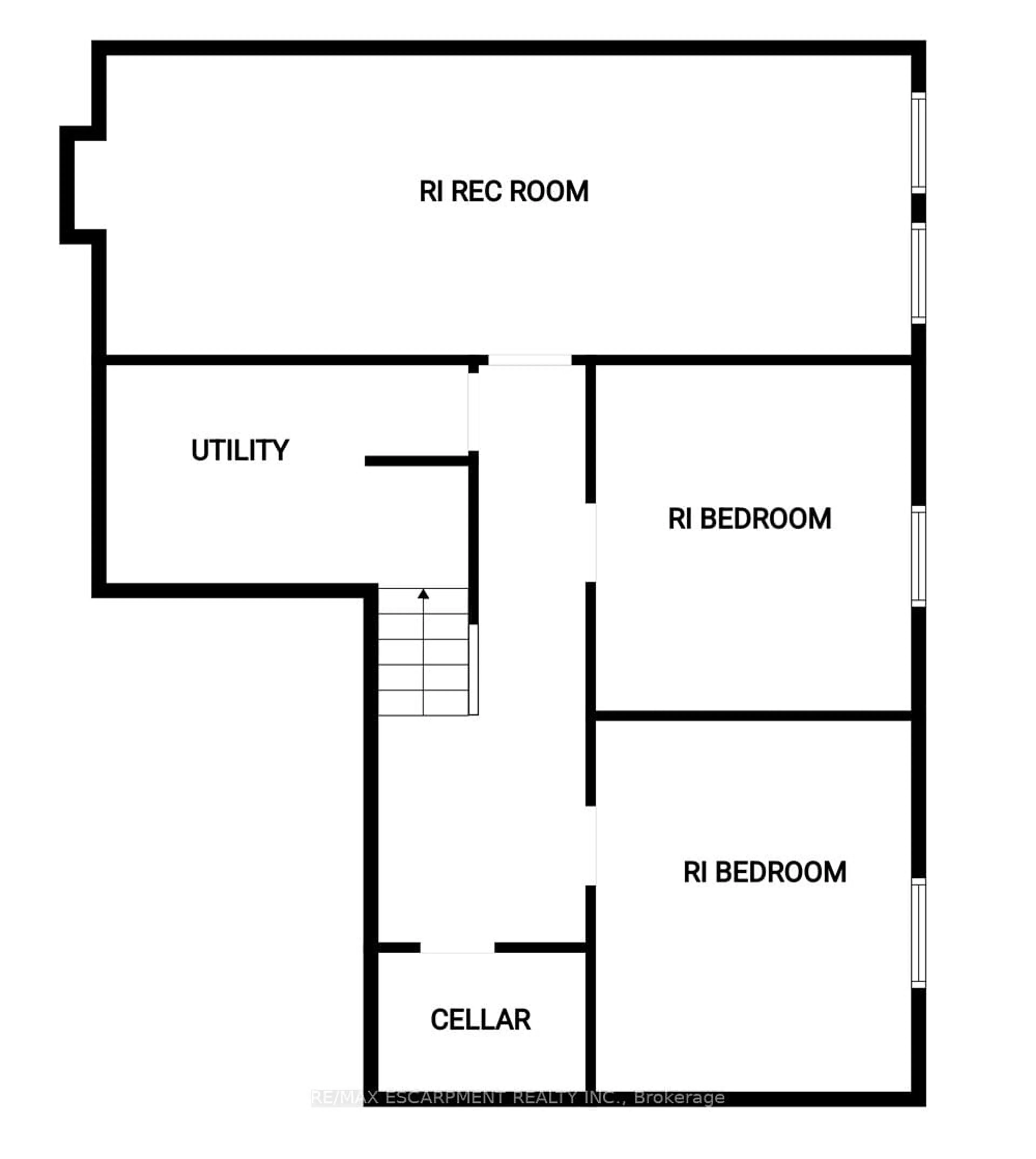 Floor plan for 54 Ramsden Dr, Hamilton Ontario L8W 2S3