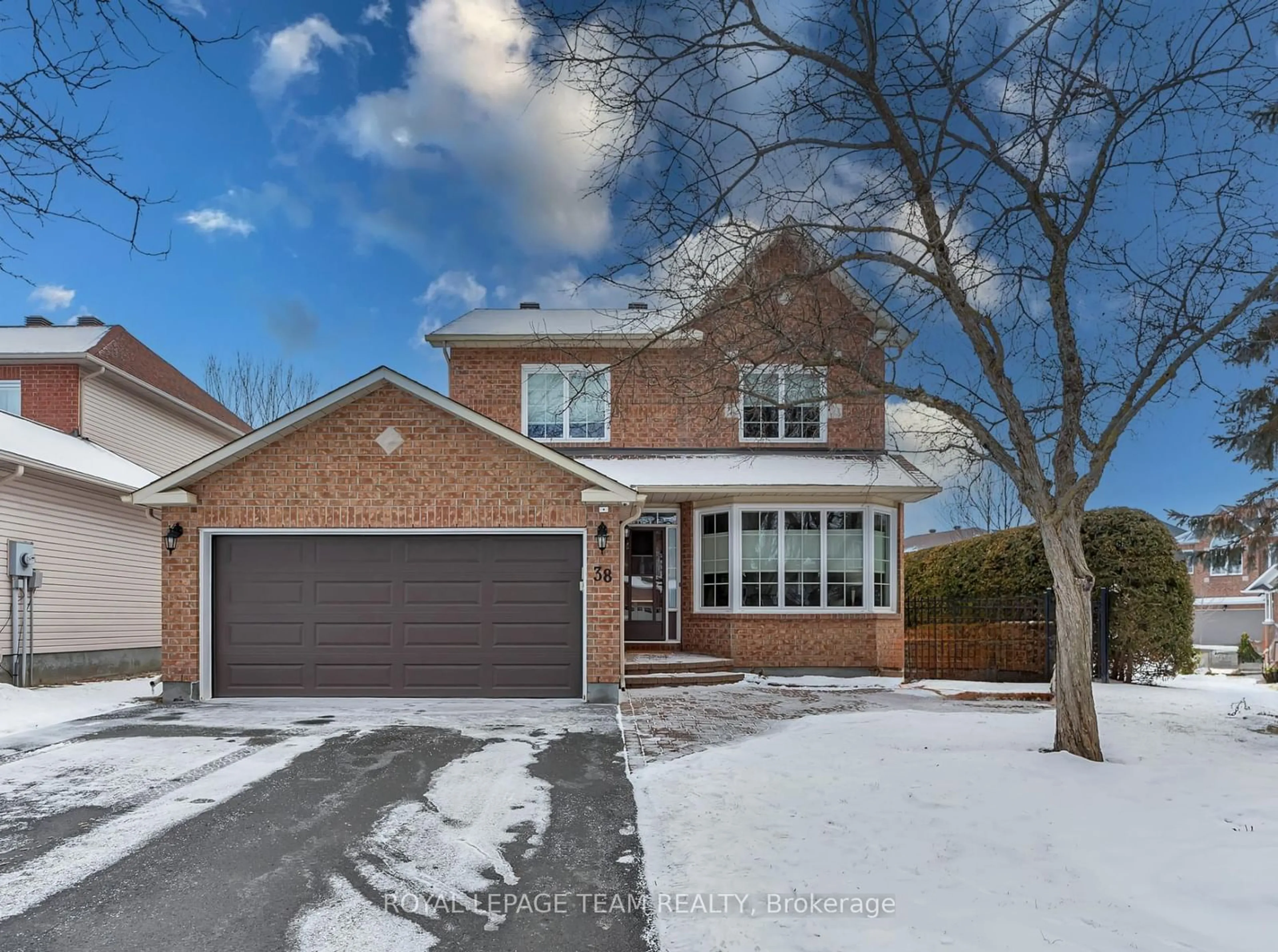 Home with brick exterior material, street for 38 Birchfield Ave, Kanata Ontario K2M 2N5