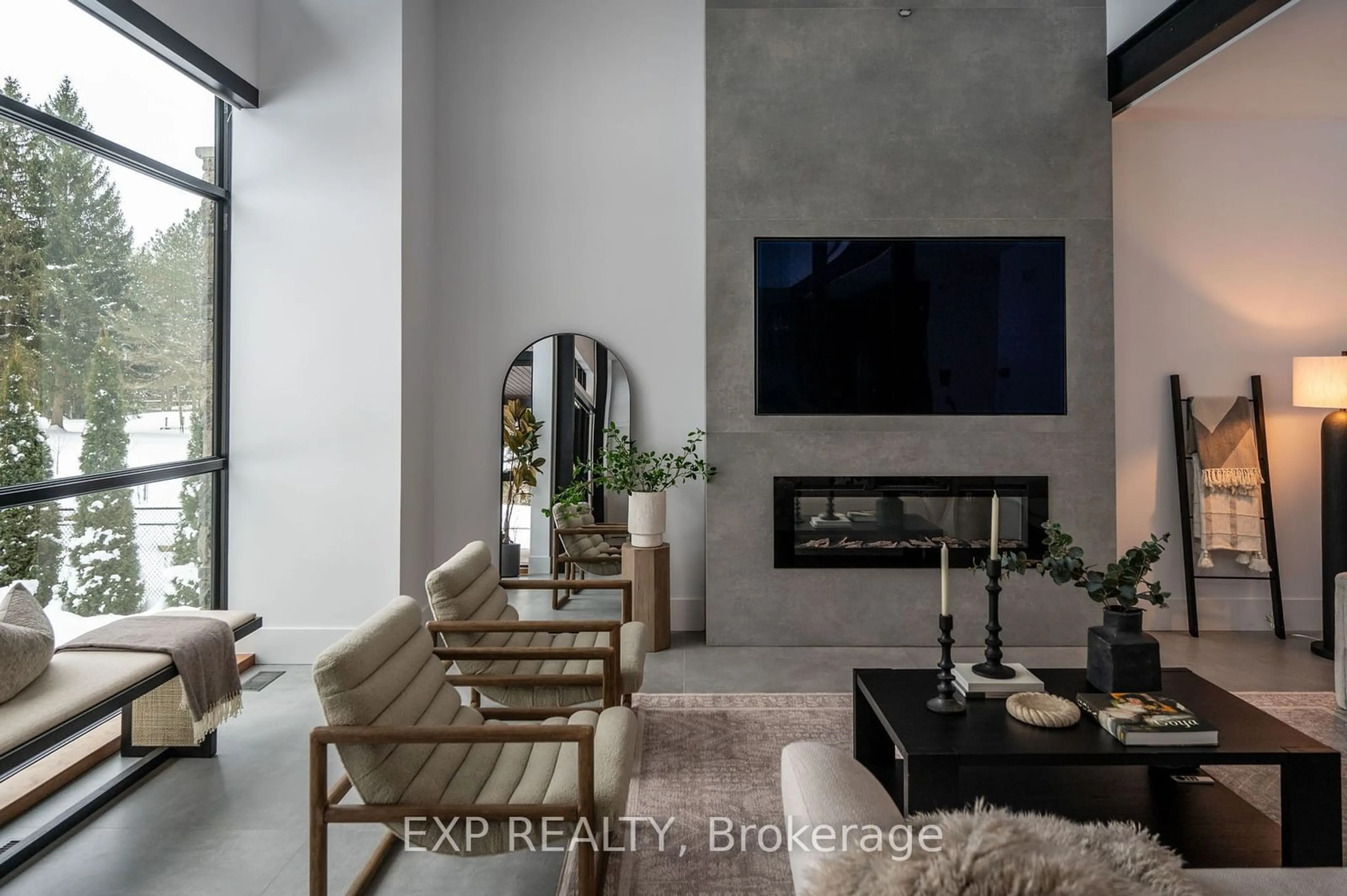 Living room with furniture, ceramic/tile floor for 21222 Vanneck Rd, Middlesex Centre Ontario N6H 5L2