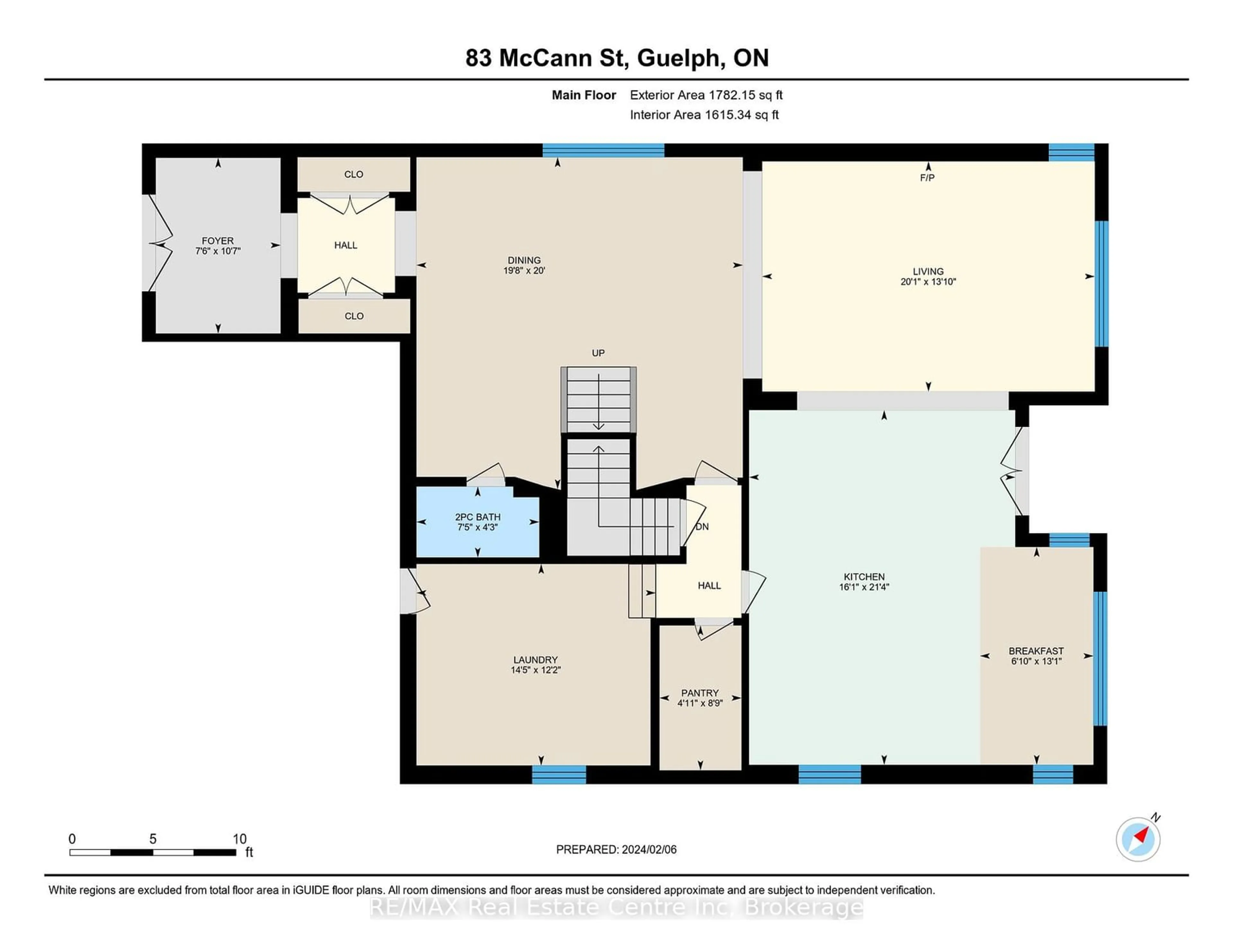 Floor plan for 83 MCCANN St, Guelph Ontario N1G 0A8