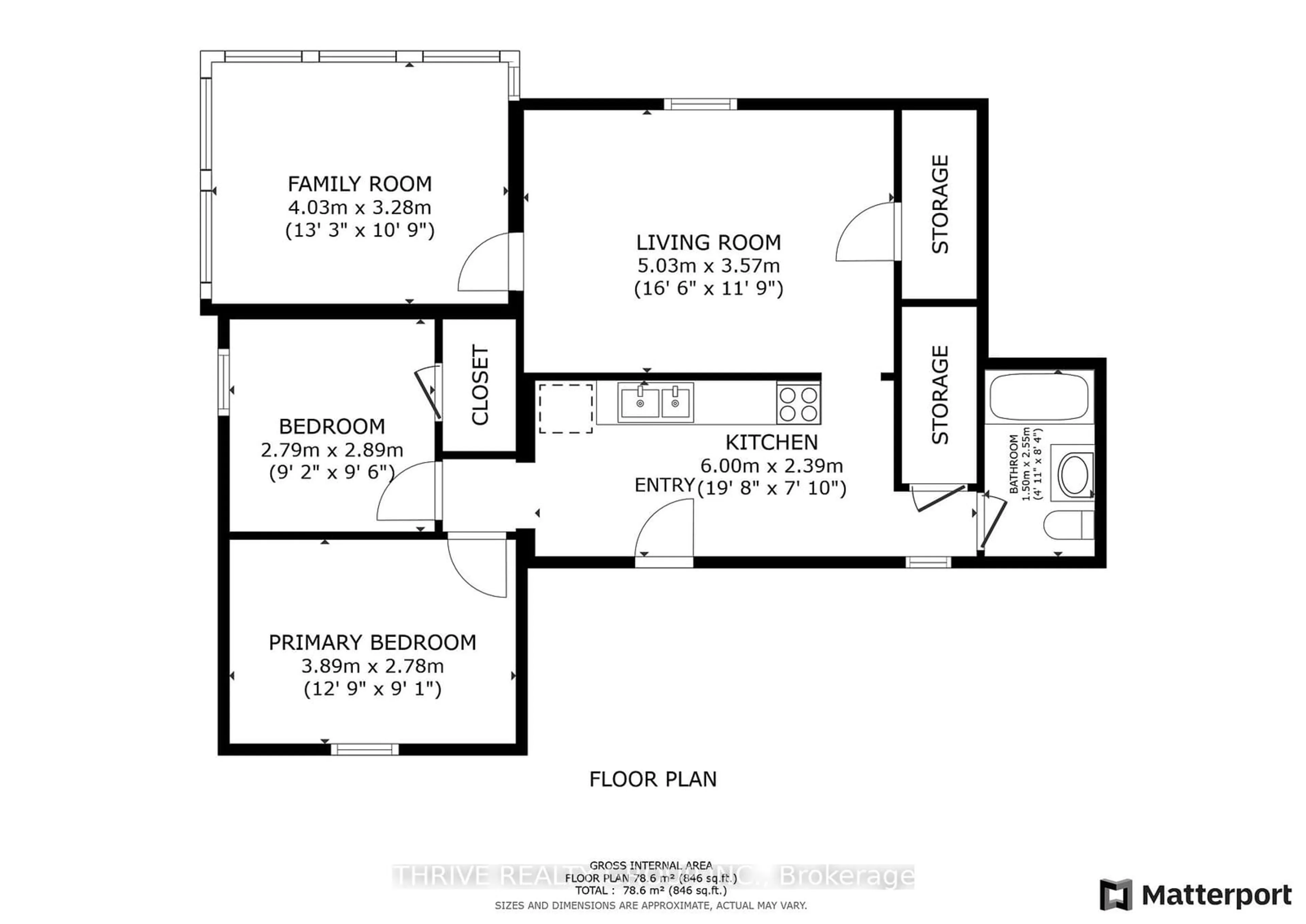 Floor plan for 537 Mary St, Woodstock Ontario N4S 4S8