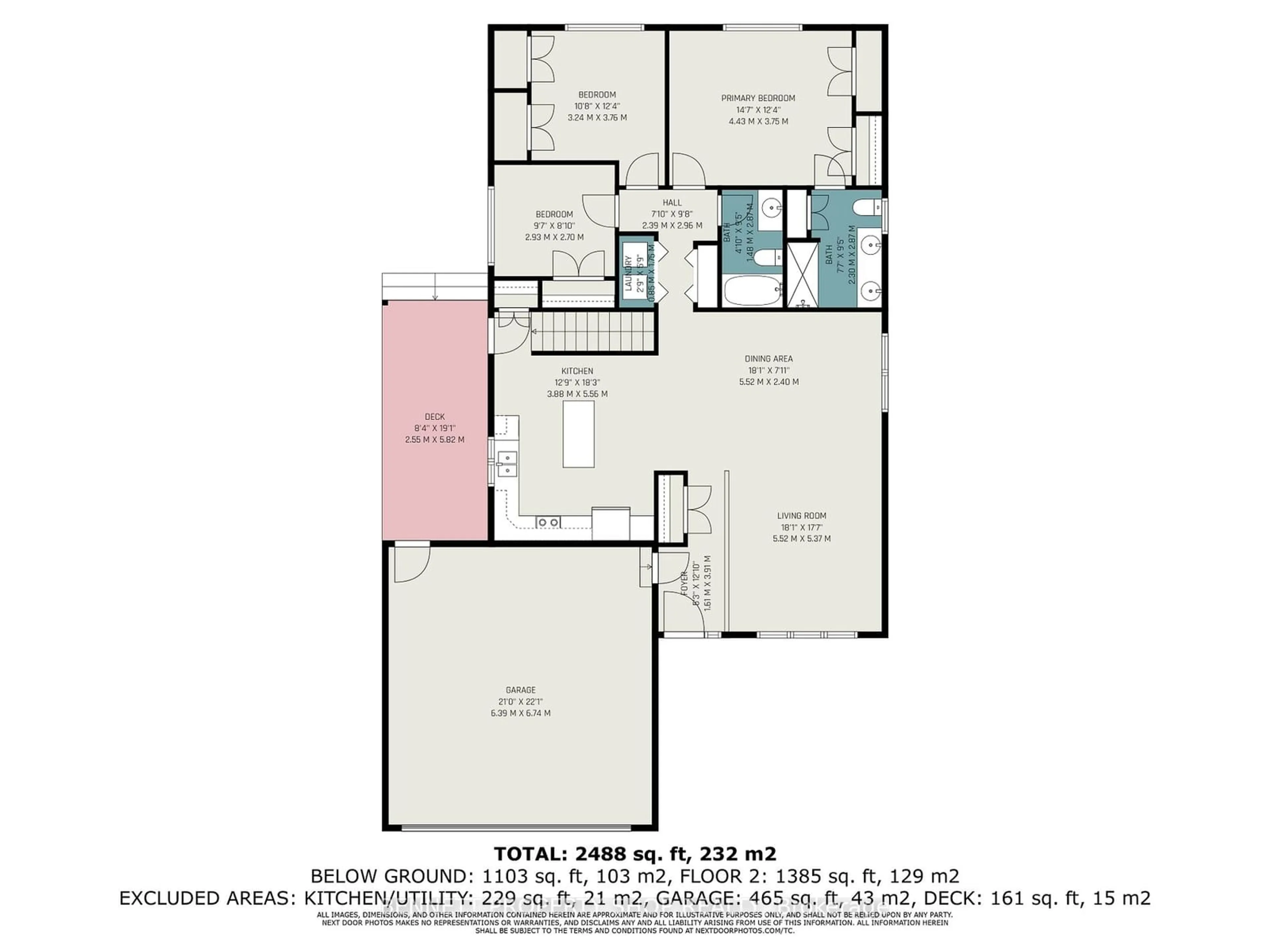 Floor plan for 72 Otteridge Dr, Renfrew Ontario K7V 0A1