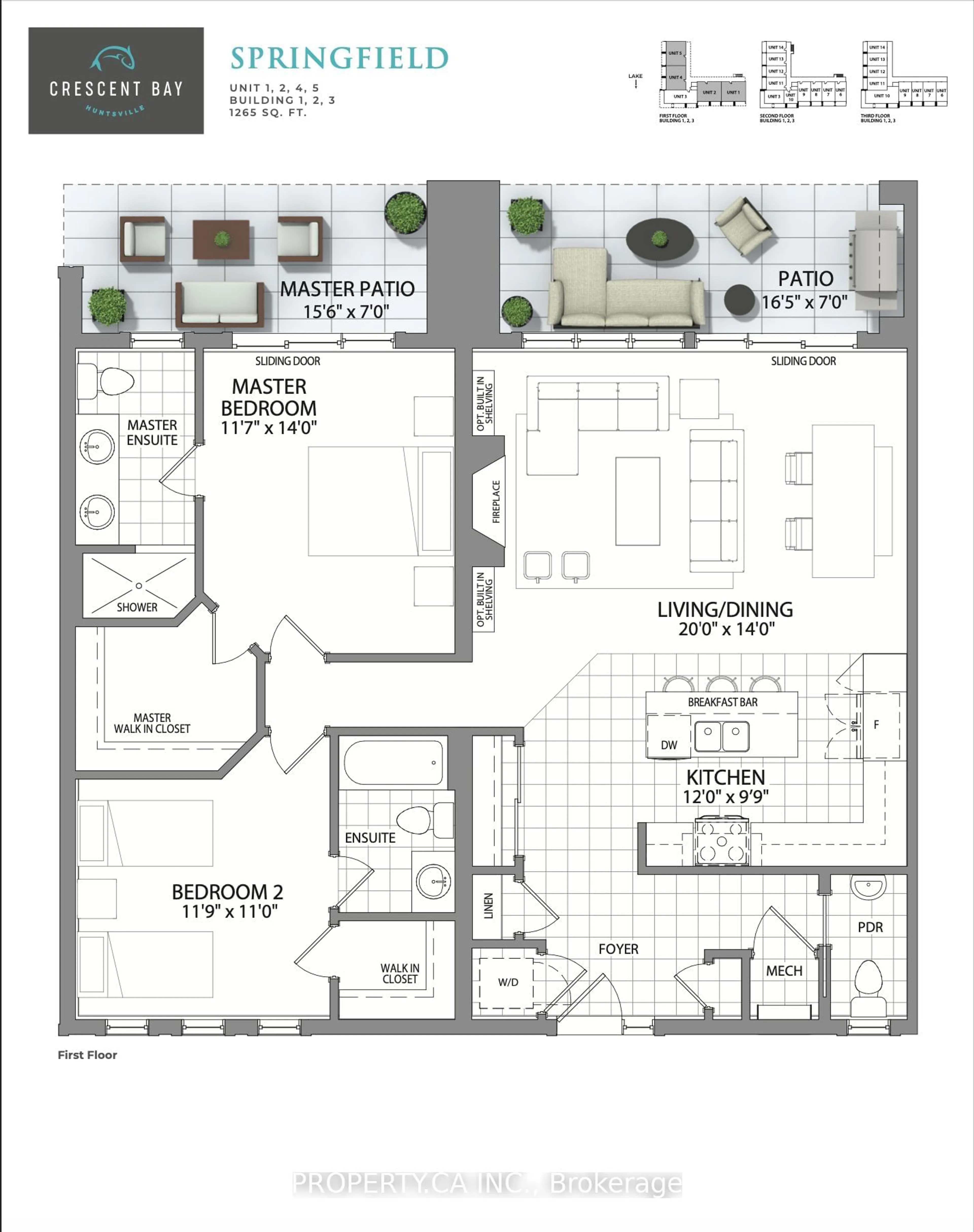 Floor plan for 295 Highway 60 #1-104, Huntsville Ontario P1H 1C2