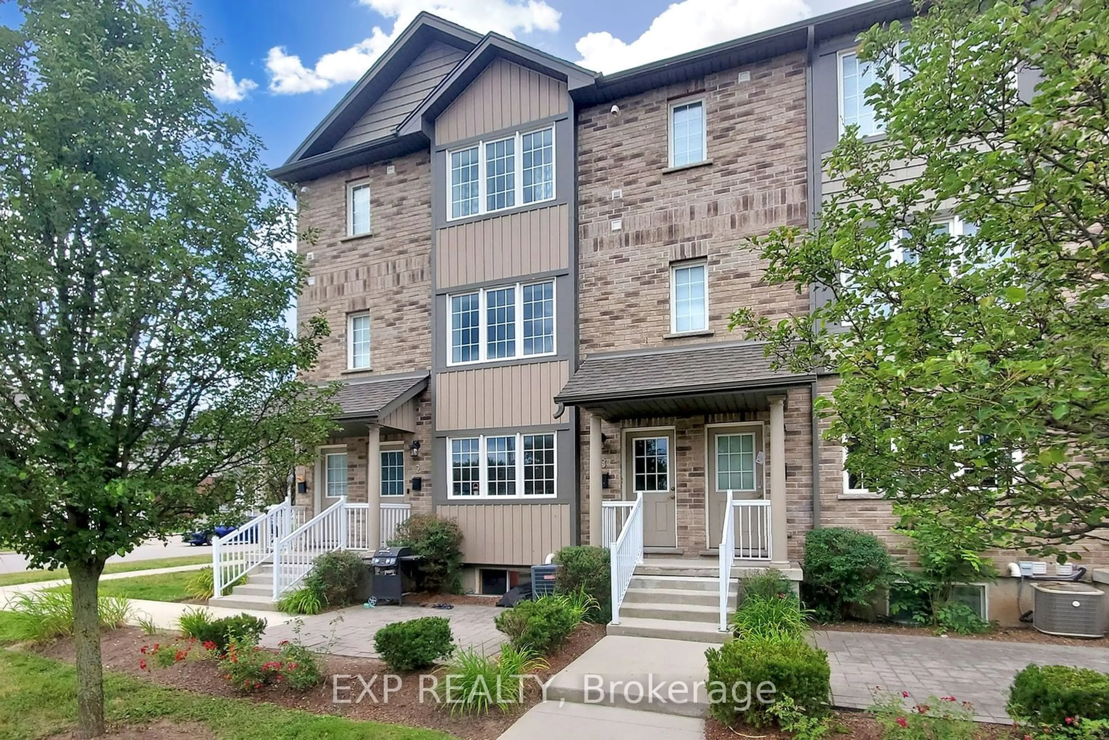 Home with brick exterior material, street for 275 Old Huron Rd #3, Kitchener Ontario N2R 1P9