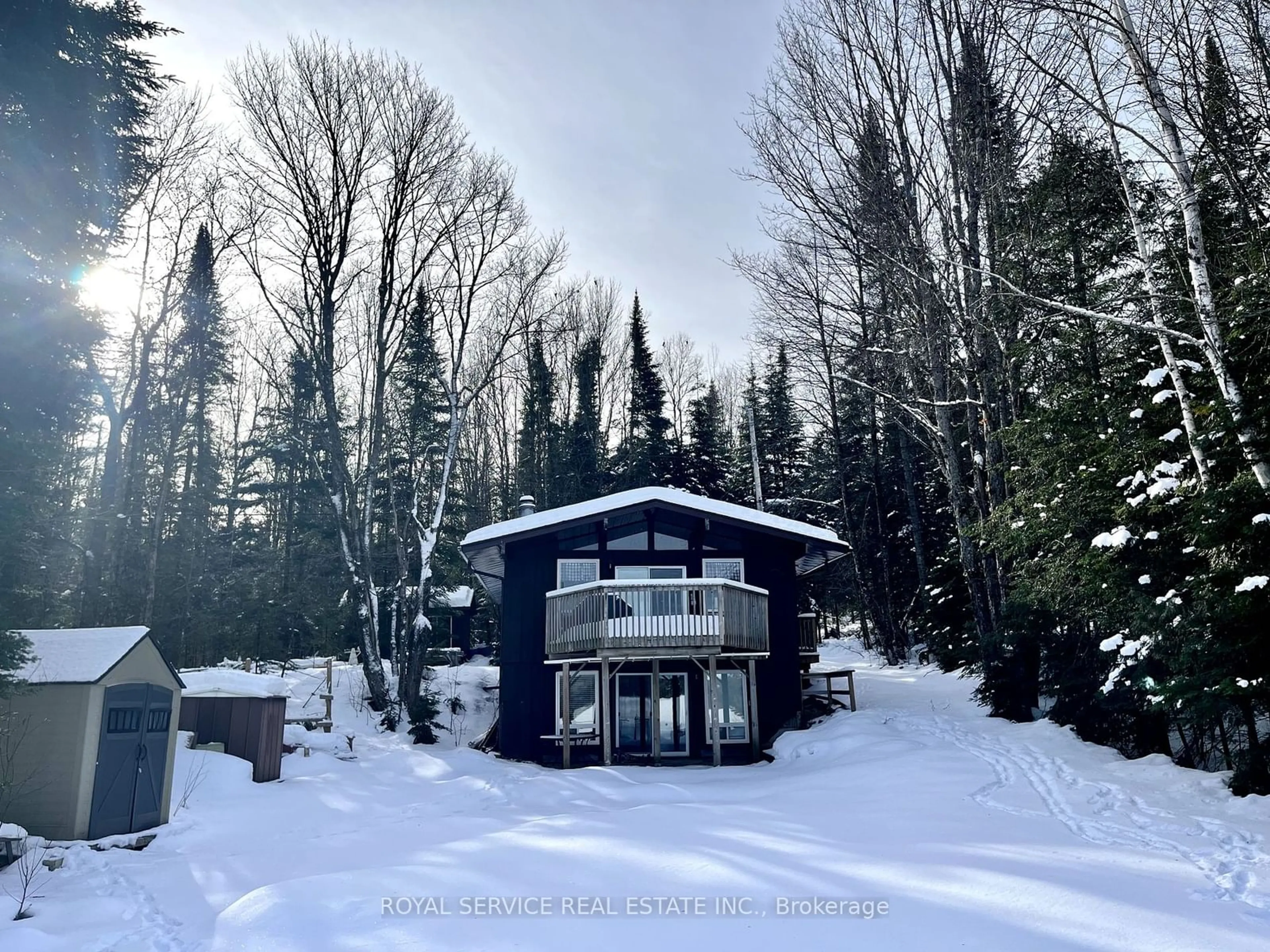 A pic from outside/outdoor area/front of a property/back of a property/a pic from drone, unknown for 2104 Brady Lake Rd, Minden Hills Ontario K0M 2K0