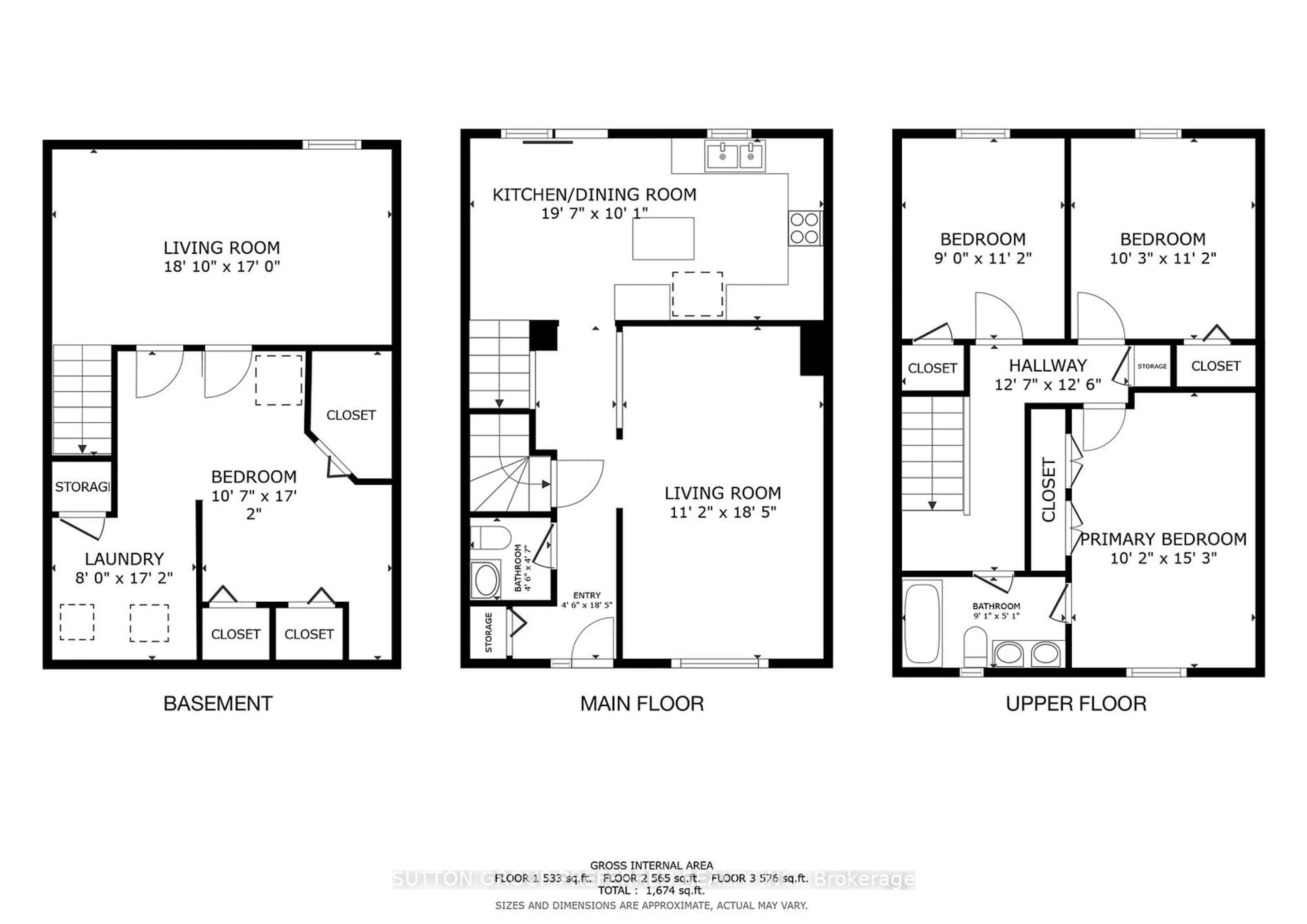 Floor plan for 1318 Highbury Ave #3, London Ontario N5Y 5E5