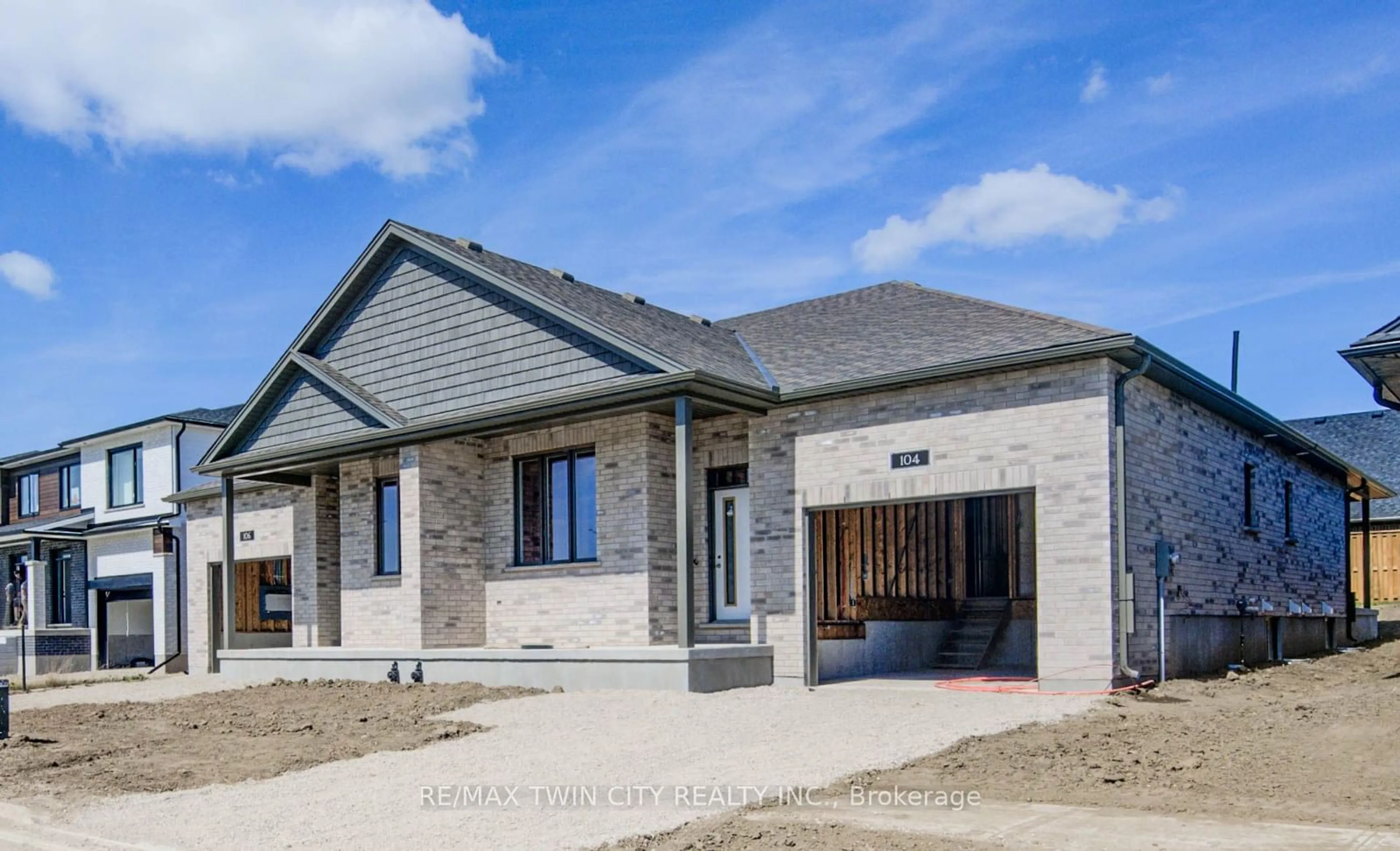 Home with brick exterior material, building for 104 South Parkwood Blvd, Woolwich Ontario N3B 0E6