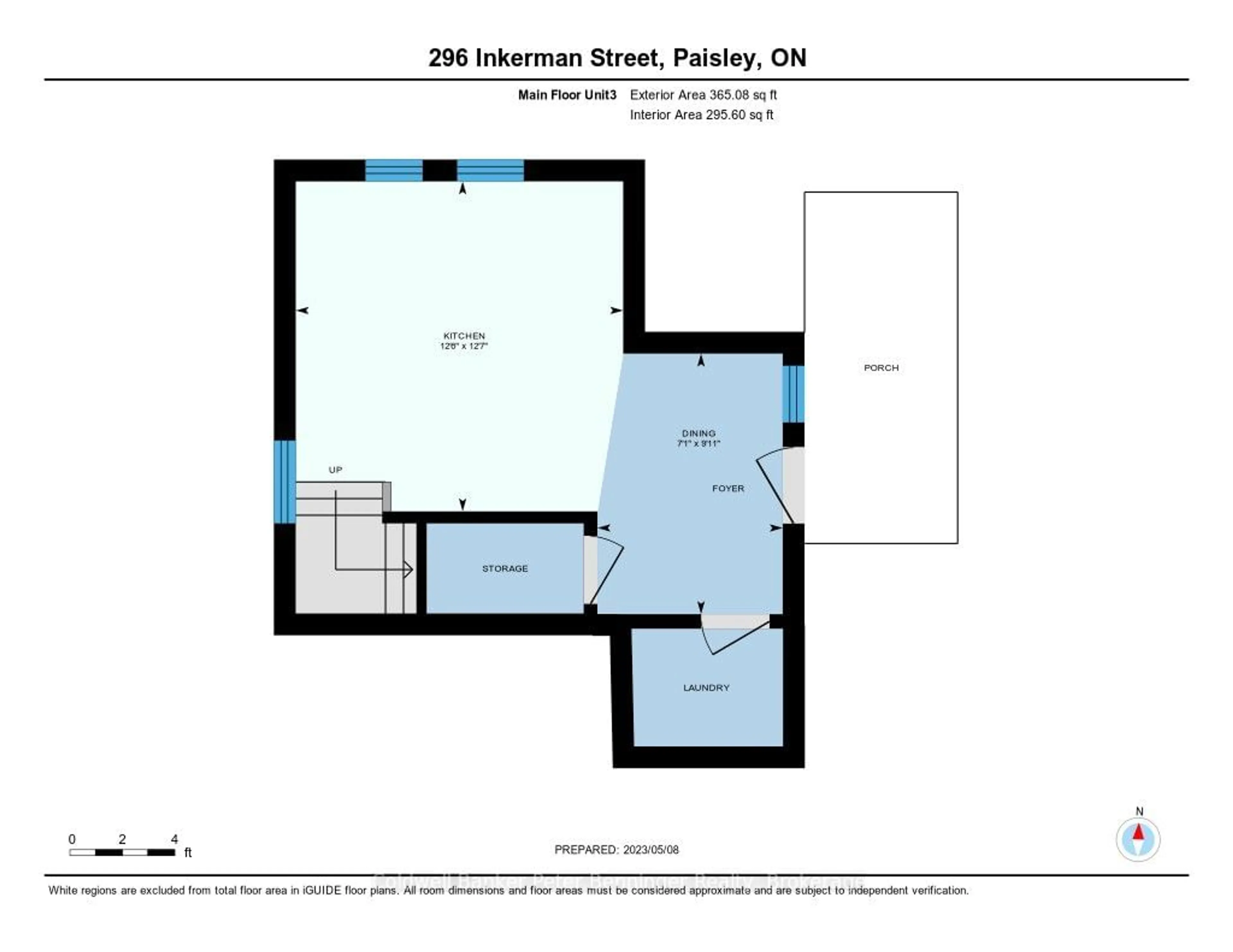 Floor plan for 296 Inkerman St, Arran-Elderslie Ontario N0G 2N0