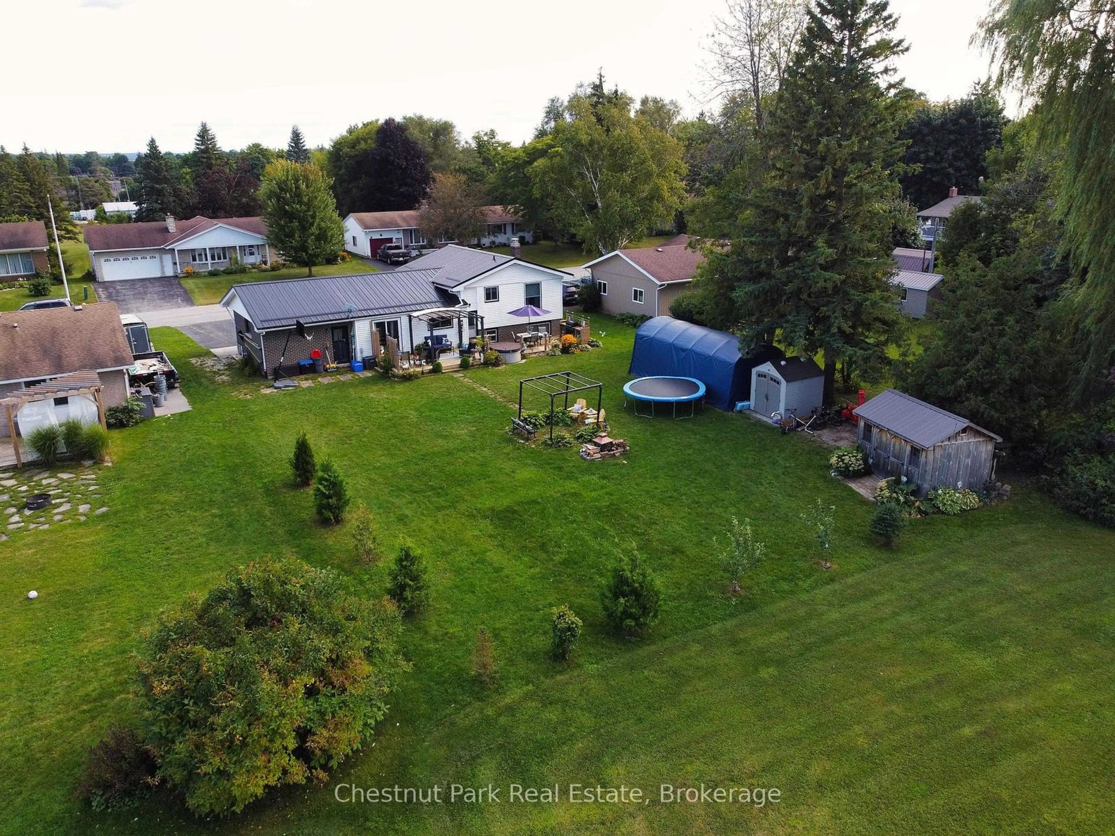 A pic from outside/outdoor area/front of a property/back of a property/a pic from drone, unknown for 14 Tower Rd, Arran-Elderslie Ontario N0G 1L0