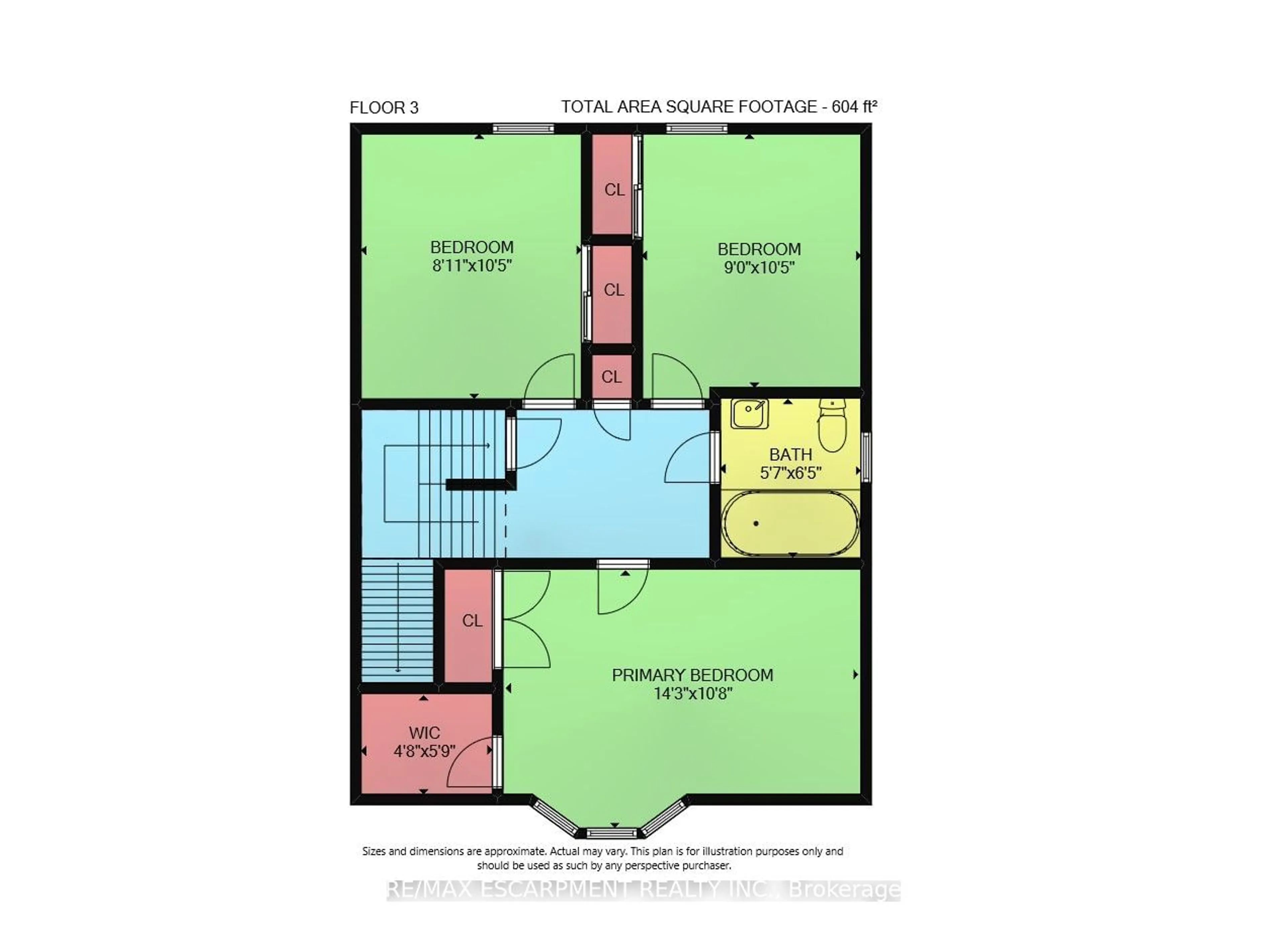 Floor plan for 21 Paisley Ave, Hamilton Ontario L8S 1T8