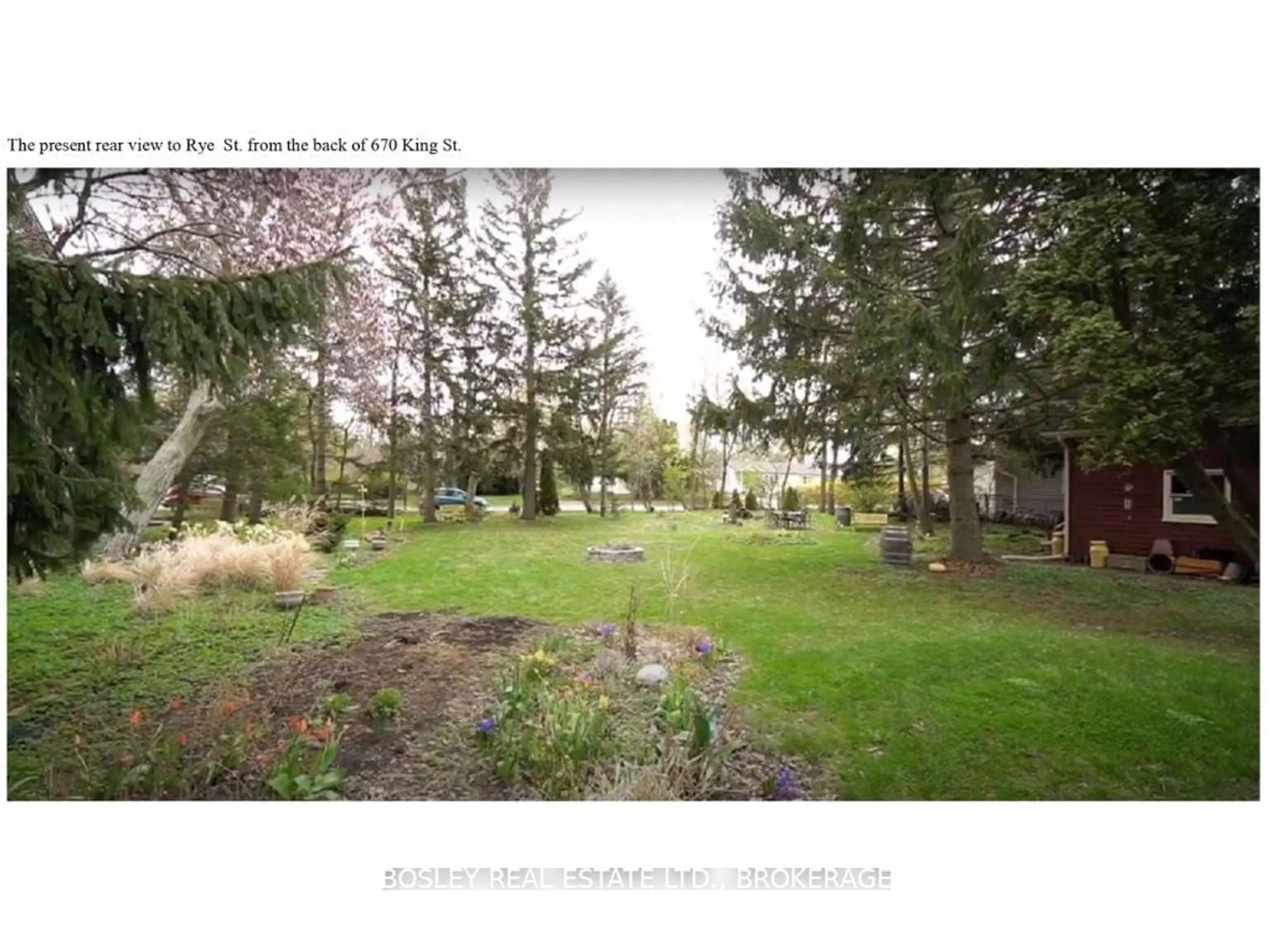 A pic from outside/outdoor area/front of a property/back of a property/a pic from drone, forest/trees view for 675 Rye St, Niagara-on-the-Lake Ontario L0S 1J0