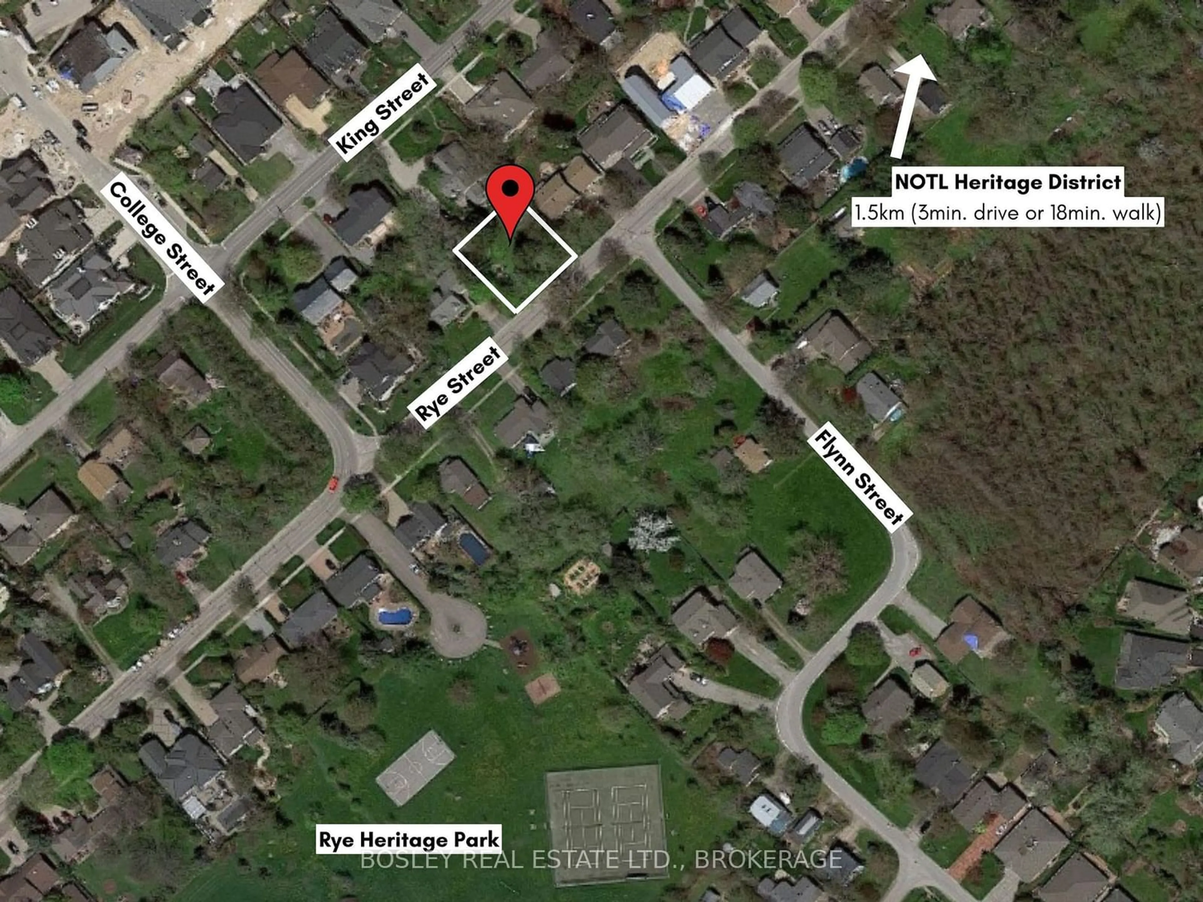 Picture of a map for 675 Rye St, Niagara-on-the-Lake Ontario L0S 1J0